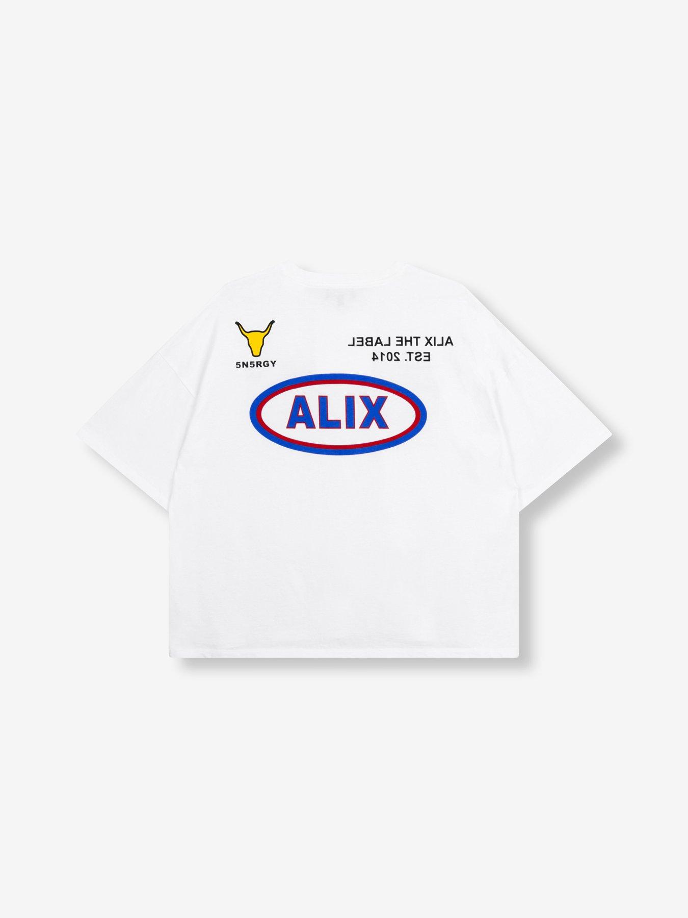 Image 4 of 4 of Alix the Label Racer T-Shirt - White