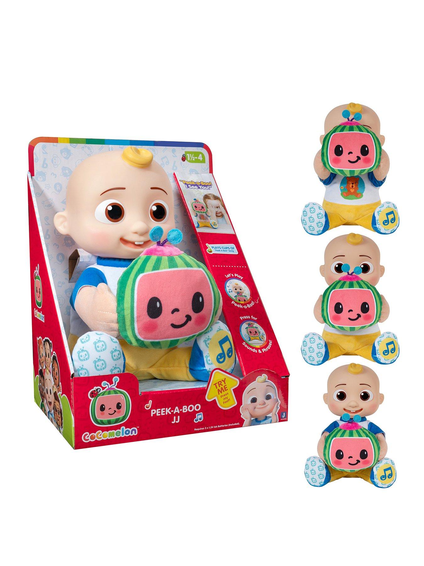 Cocomelon CoComelon Peek-A-Boo JJ Feature Plush - 17 Phrases and Sounds