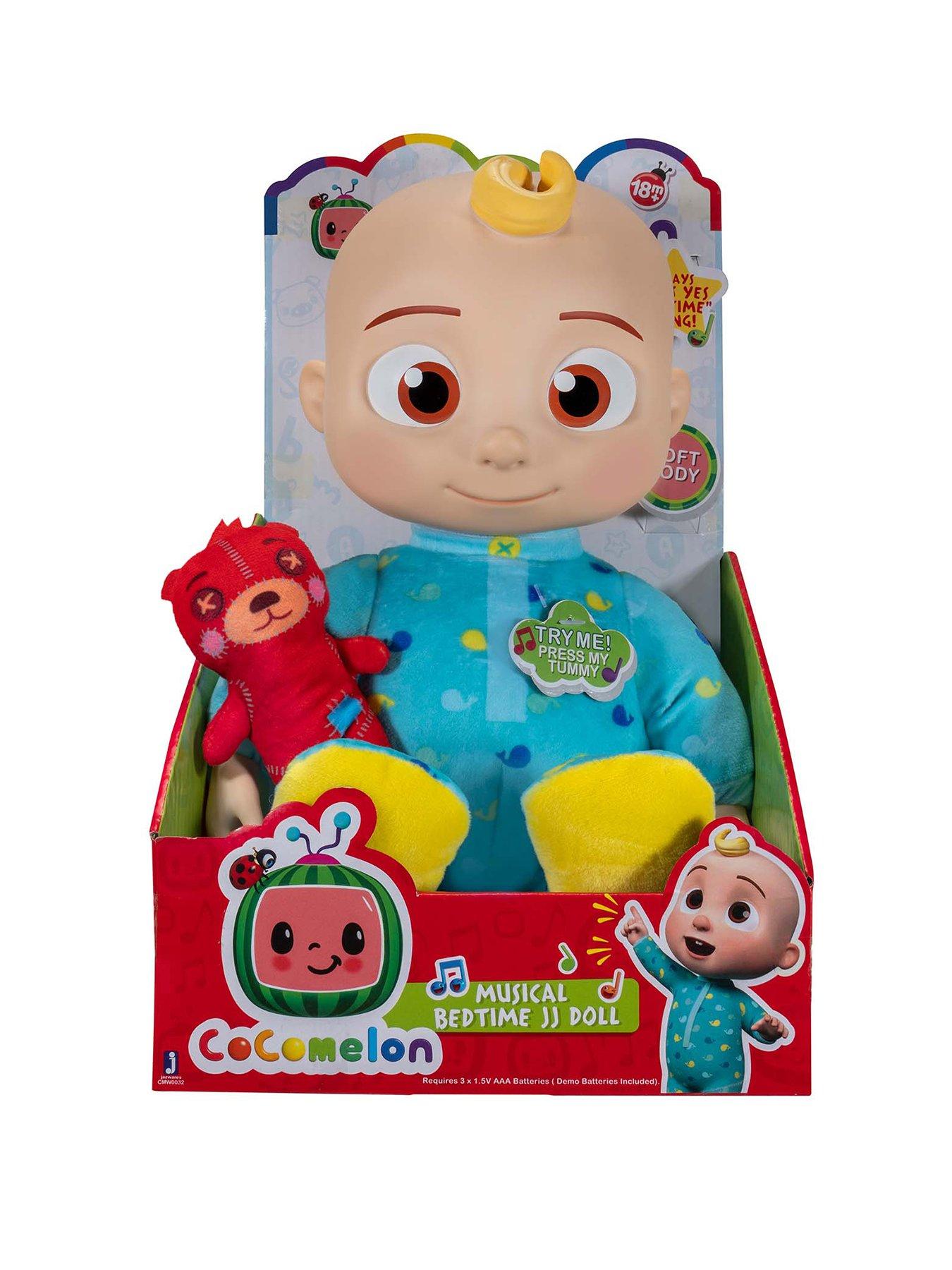 Cocomelon CoComelon Musical Bedtime JJ Doll, Soft Plush Body