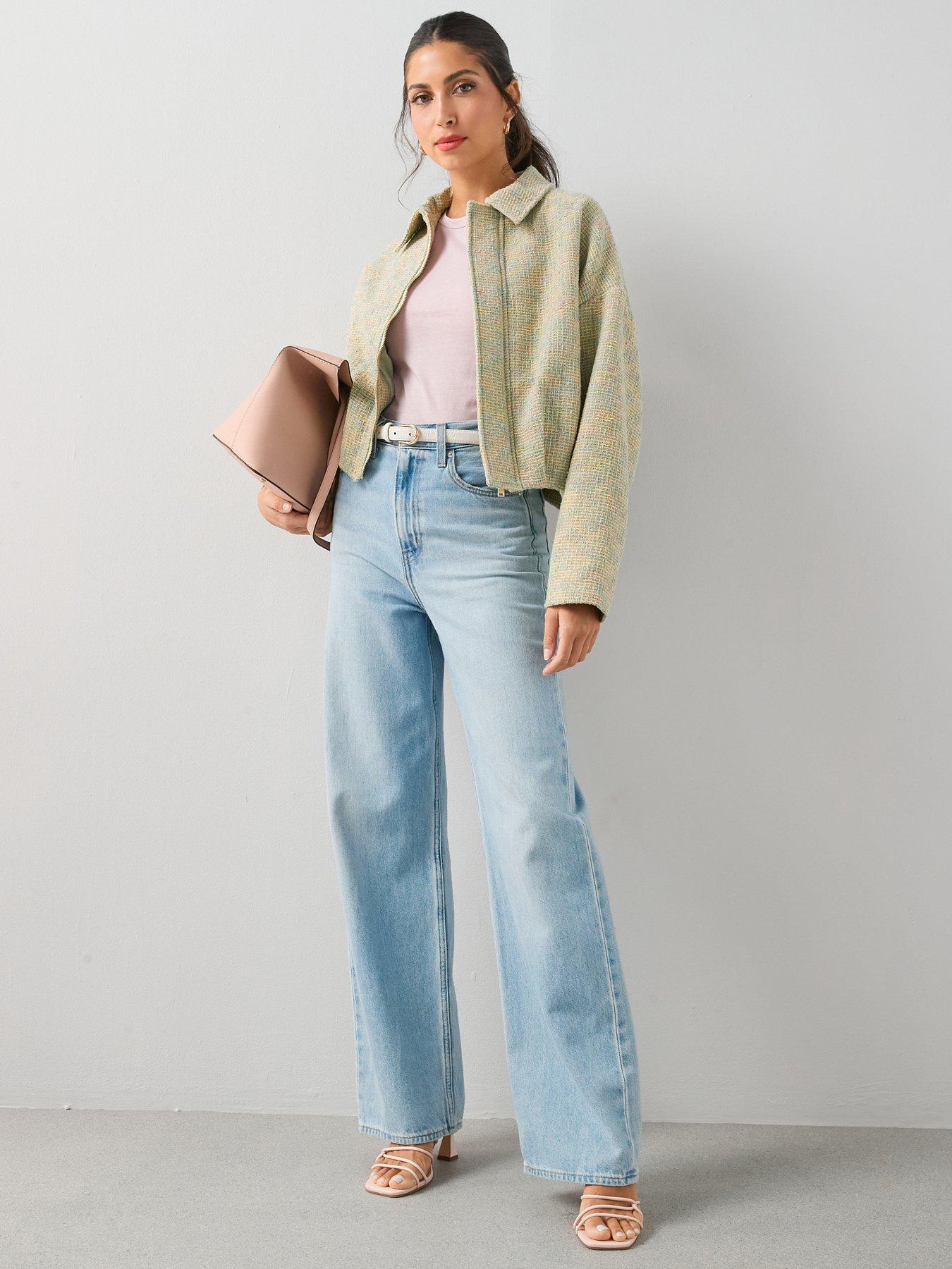 the-very-collection-boucle-bomber-jacket-greenback