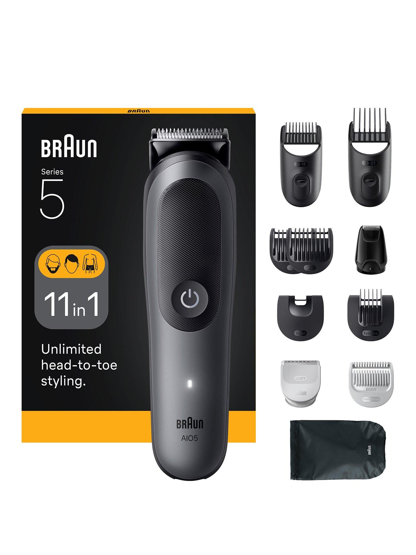 Braun Braun All-in-One Kit Series 5, 11in1 Grooming, Body Trim, AIO5560, Grey