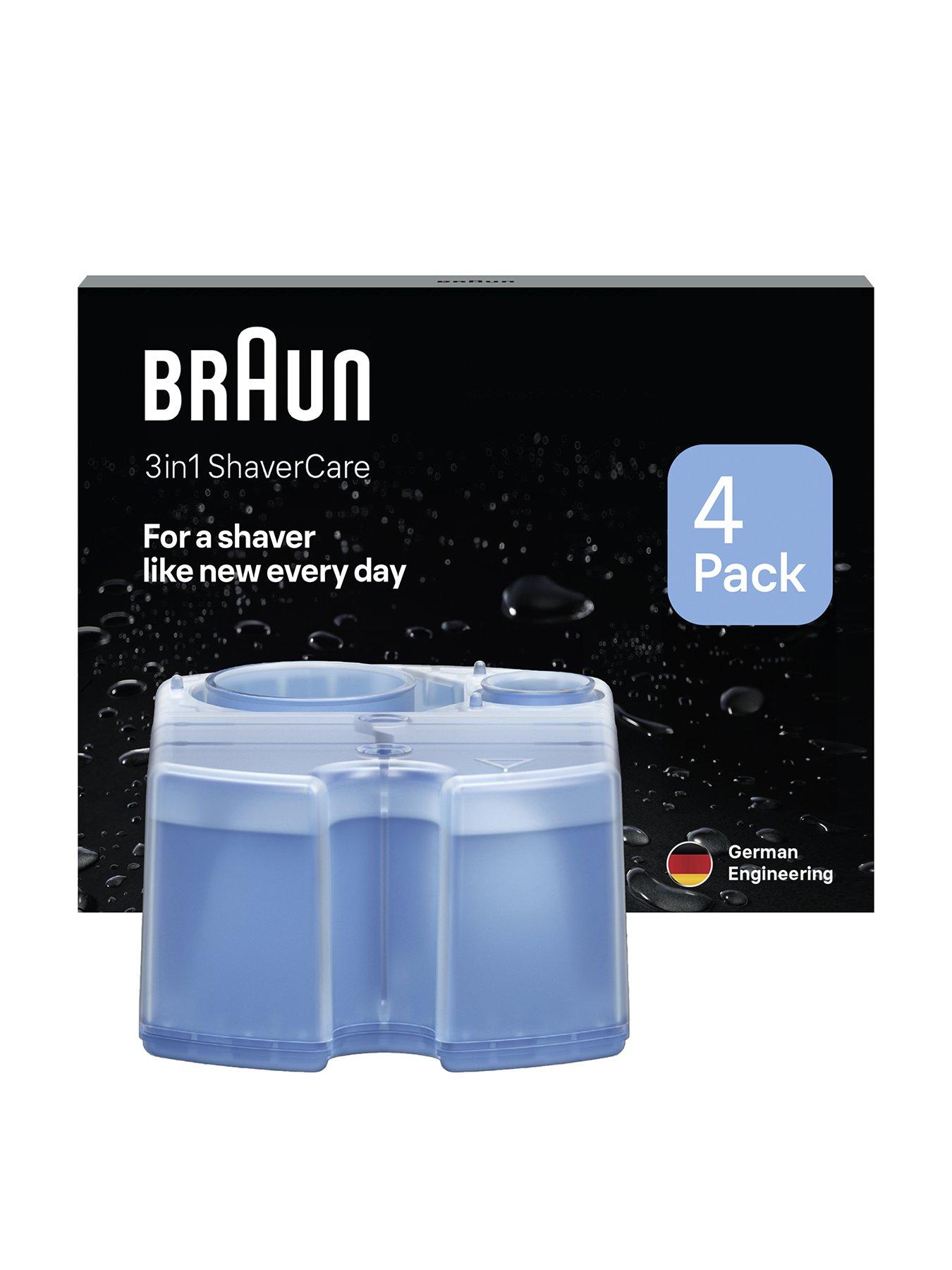 Braun Braun 3in1 ShaverCare SmartCare Center Refill Cartridges, Hygienic Cleaning, 4 Pack