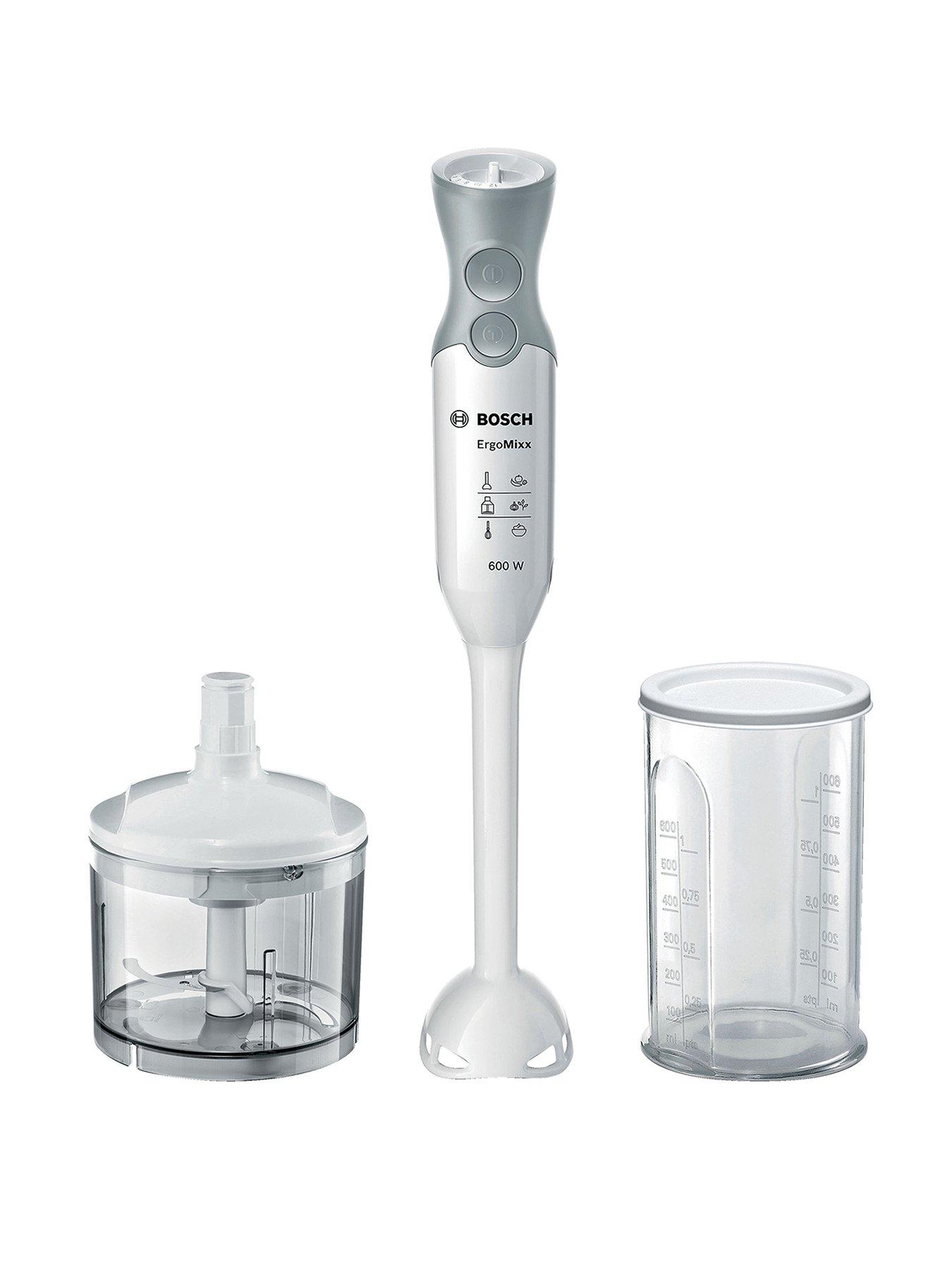 Image 1 of 7 of Bosch 600W Hand Blender White with chopper