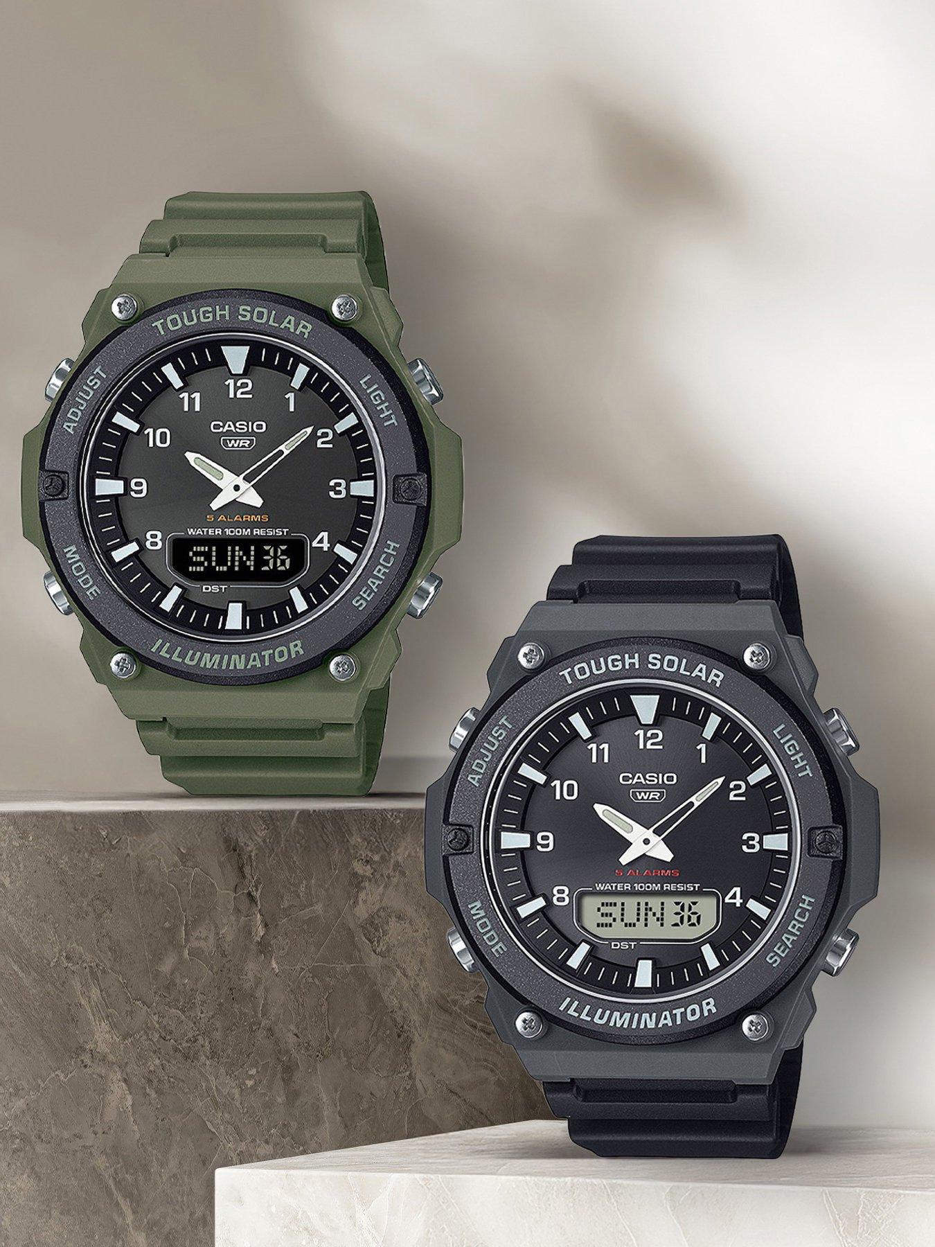 Image 2 of 2 of Casio Aq-S820W Solar Series Watch - Green