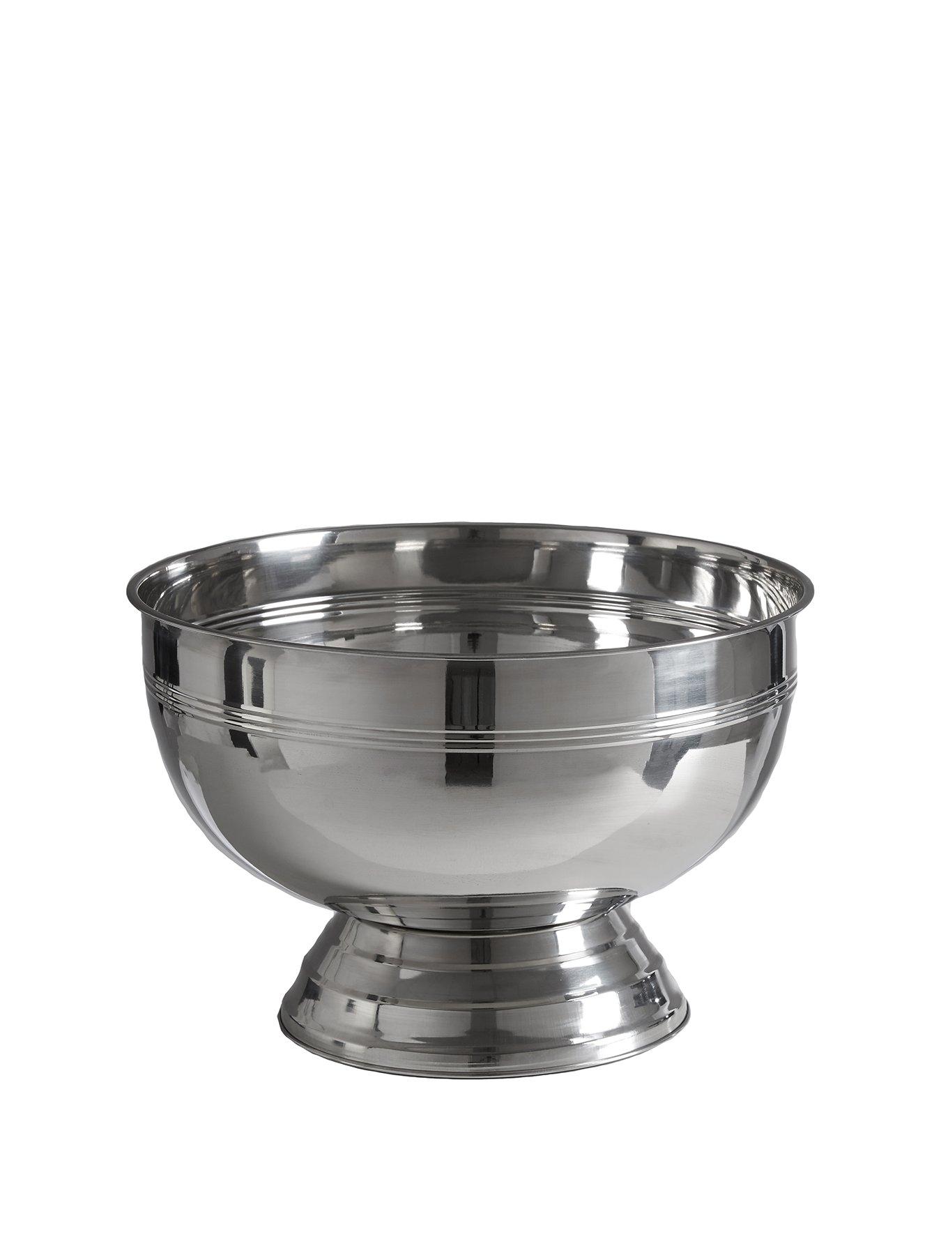 Interiors By Premier Ankara Silver Champagne Bowl