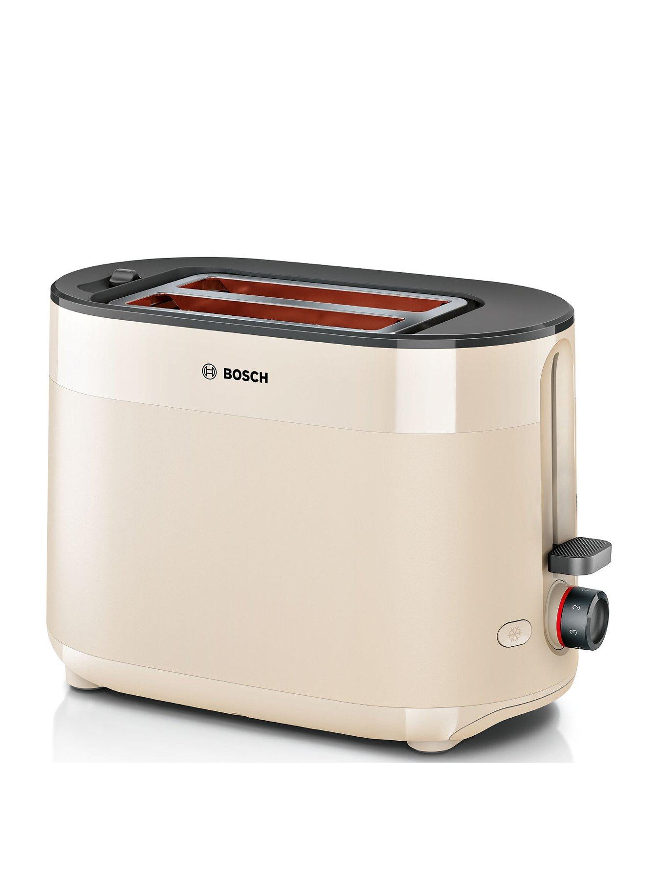 Bosch Bosch MyMoment TAT2M127GB Delight 2 Slot Toaster - Cream