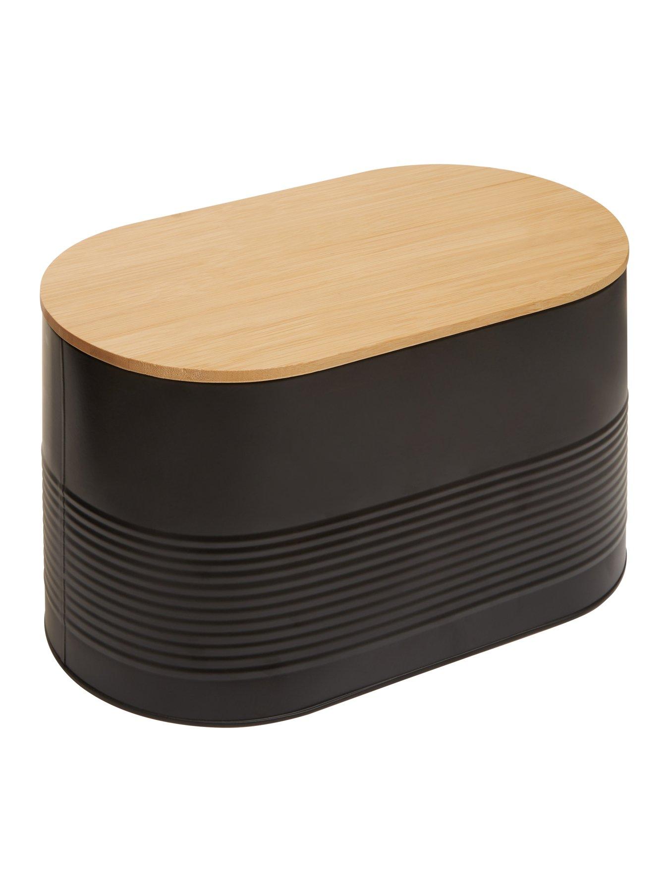Image 3 of 6 of Interiors By Premier Alton Black Bread Bin