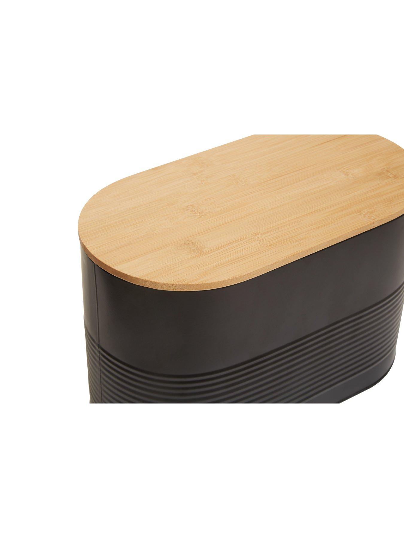 Image 4 of 6 of Interiors By Premier Alton Black Bread Bin