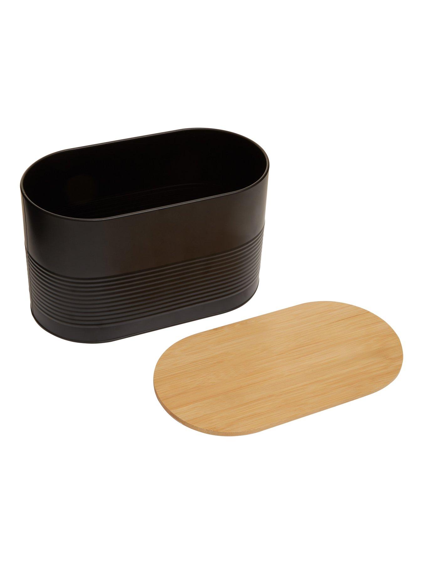 Image 5 of 6 of Interiors By Premier Alton Black Bread Bin
