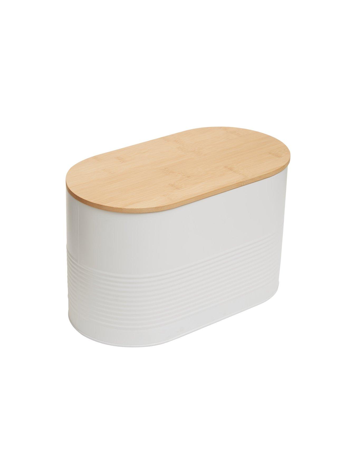 Image 3 of 6 of Interiors By Premier Alton White Bread Bin
