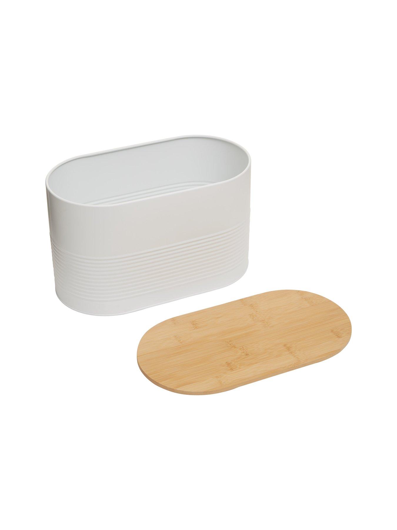 Image 4 of 6 of Interiors By Premier Alton White Bread Bin