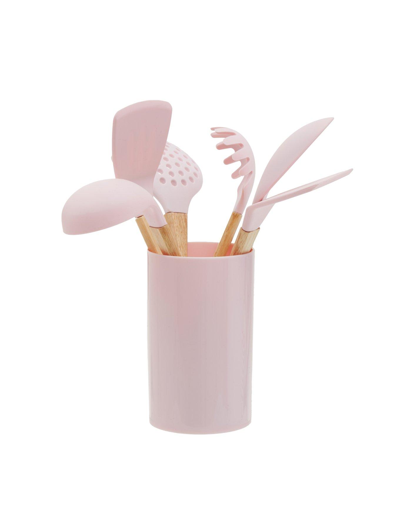 interiors-by-premier-zing-7pc-pastel-pink-utensil-setstillFront
