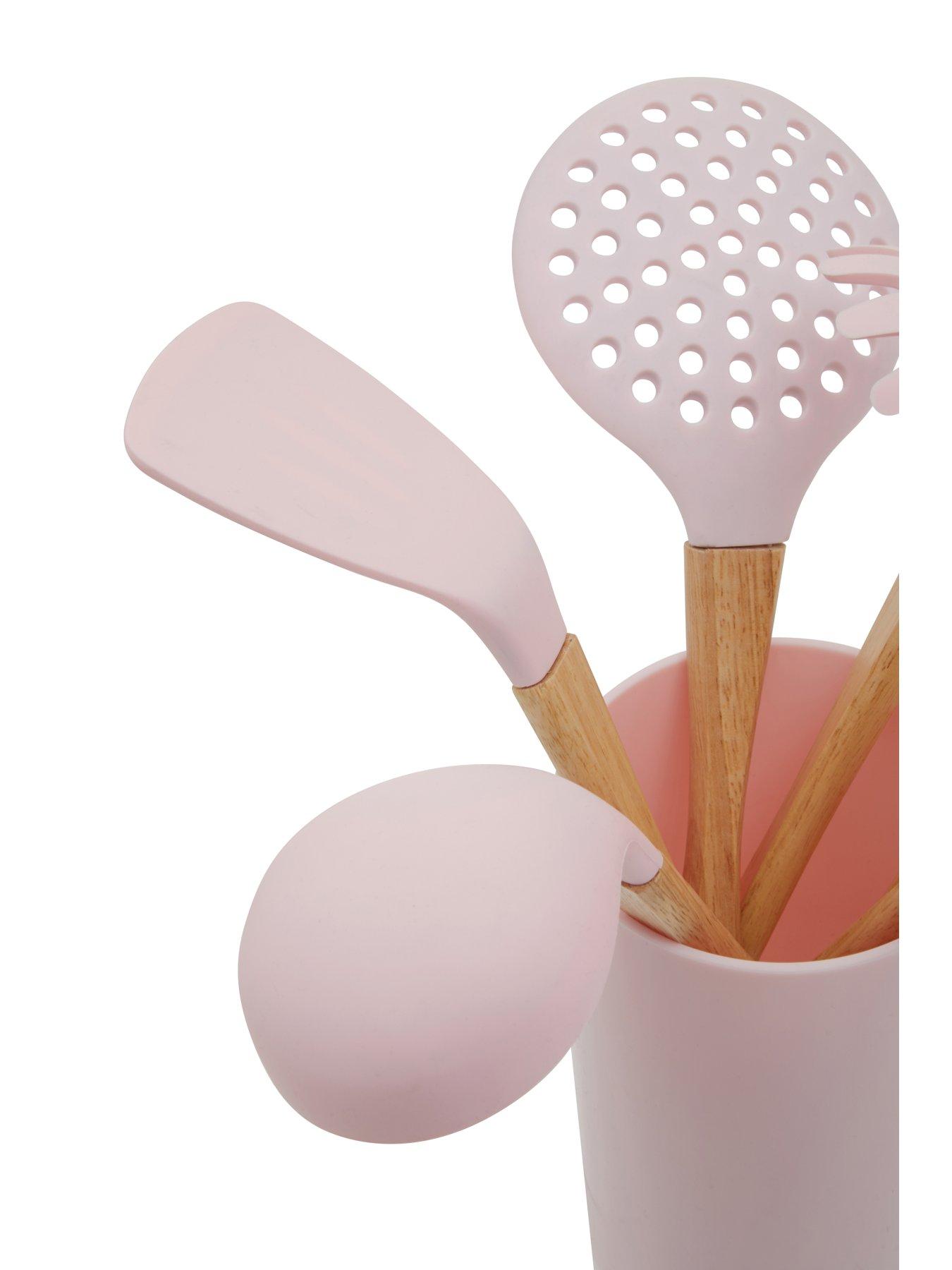 interiors-by-premier-zing-7pc-pastel-pink-utensil-setoutfit