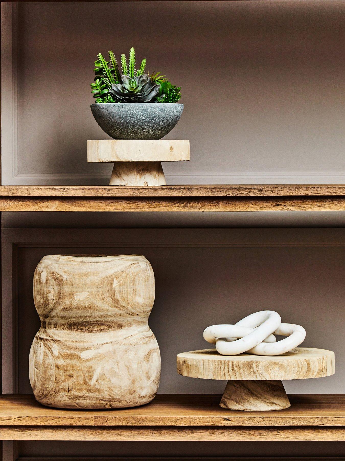 Interiors By Premier Arlo Natural Wooden Vase