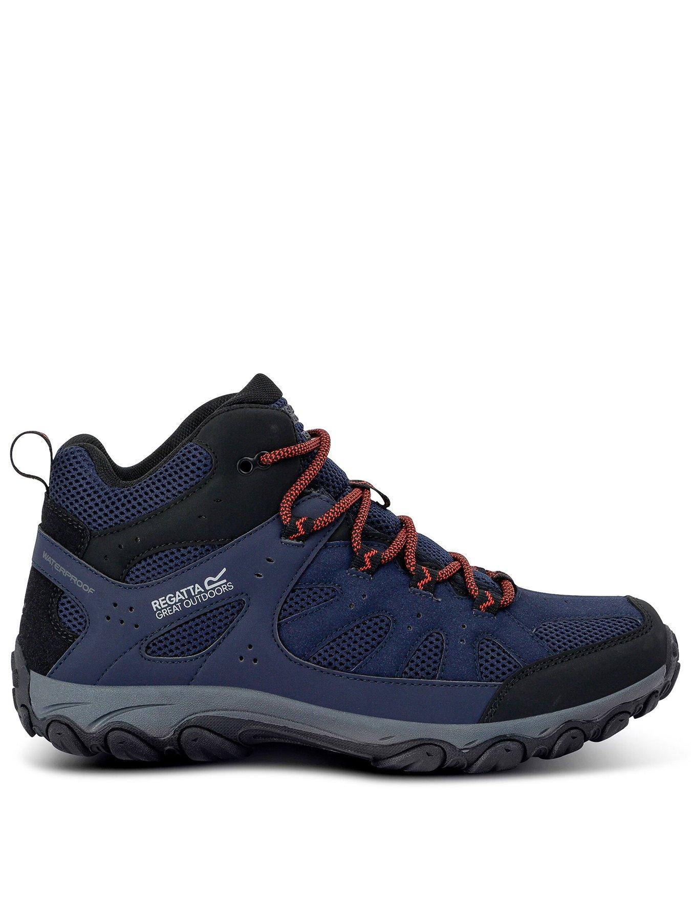 Regatta Mens Edgepoint Iv Mid Walking Boots - Navy