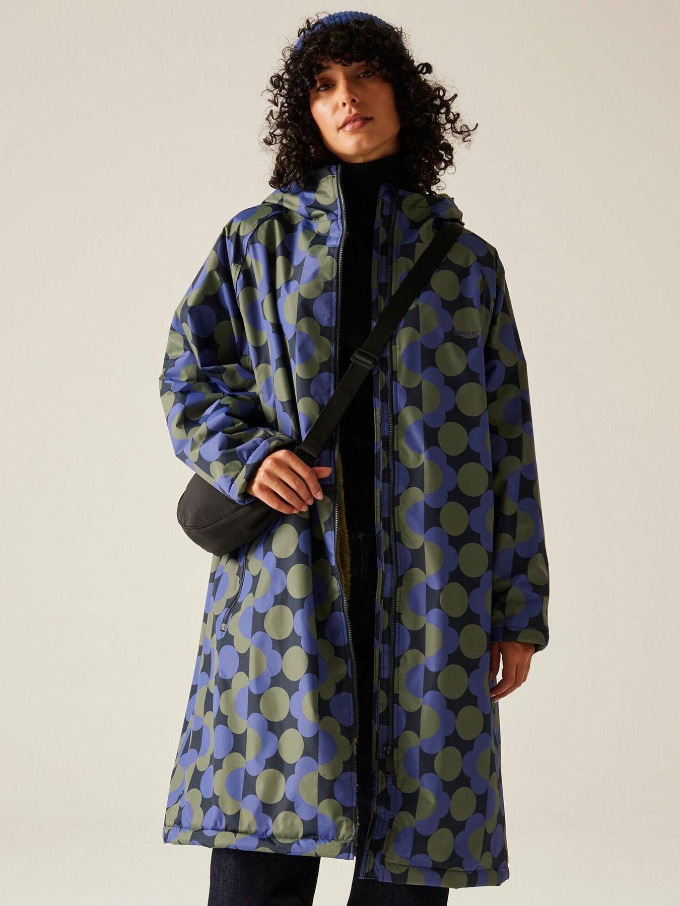 Image 1 of 6 of Regatta Womens Orla Kiely Changing Robe - Green