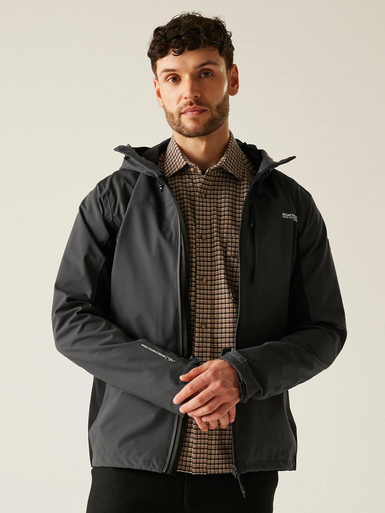 Regatta Mens Birchdale Ii Waterproof Shell Jacket - Grey