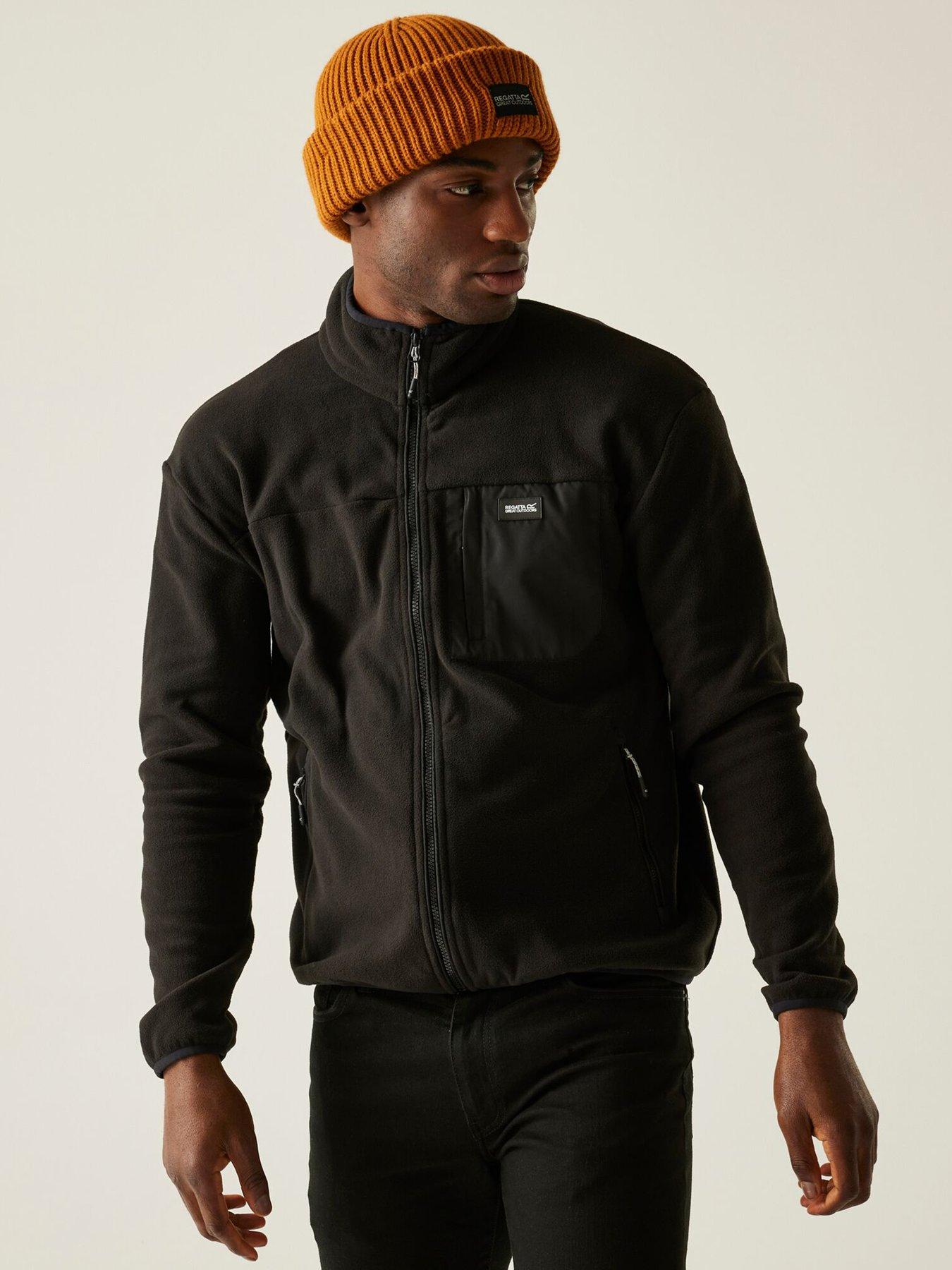 Image 1 of 6 of Regatta Mens Frankie Full Zip Fleece - Black