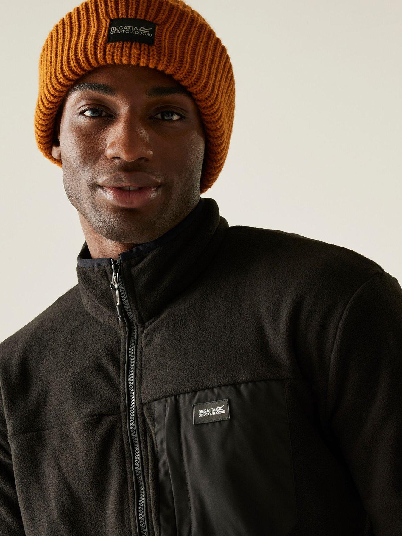 Image 4 of 6 of Regatta Mens Frankie Full Zip Fleece - Black
