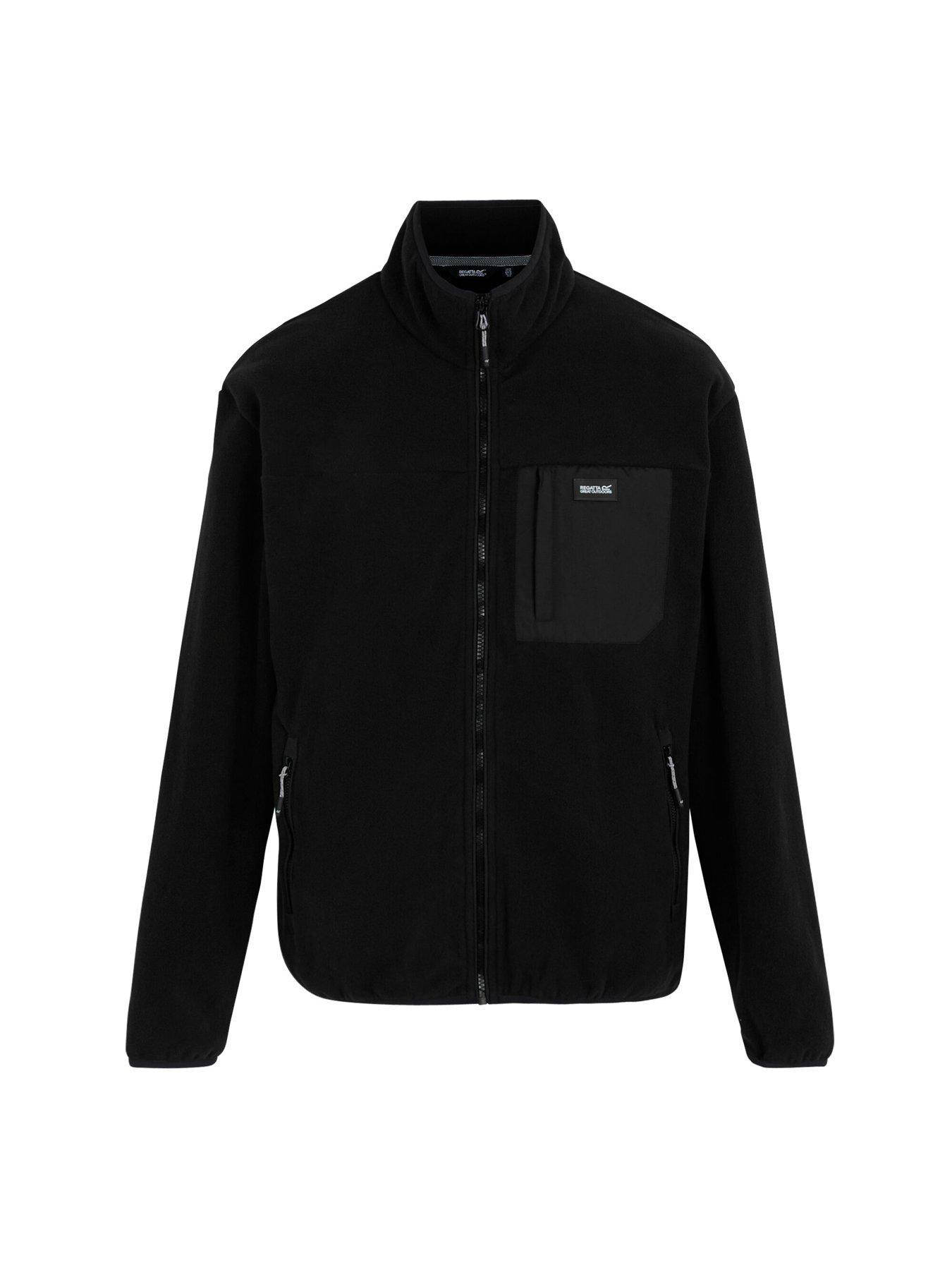Image 5 of 6 of Regatta Mens Frankie Full Zip Fleece - Black