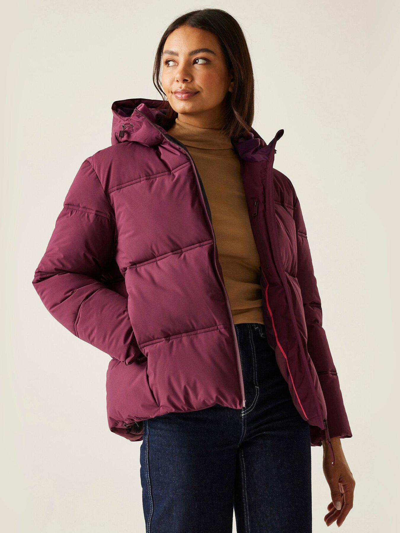 Image 1 of 6 of Regatta Womens Roxienne Padded Jacket - Purple