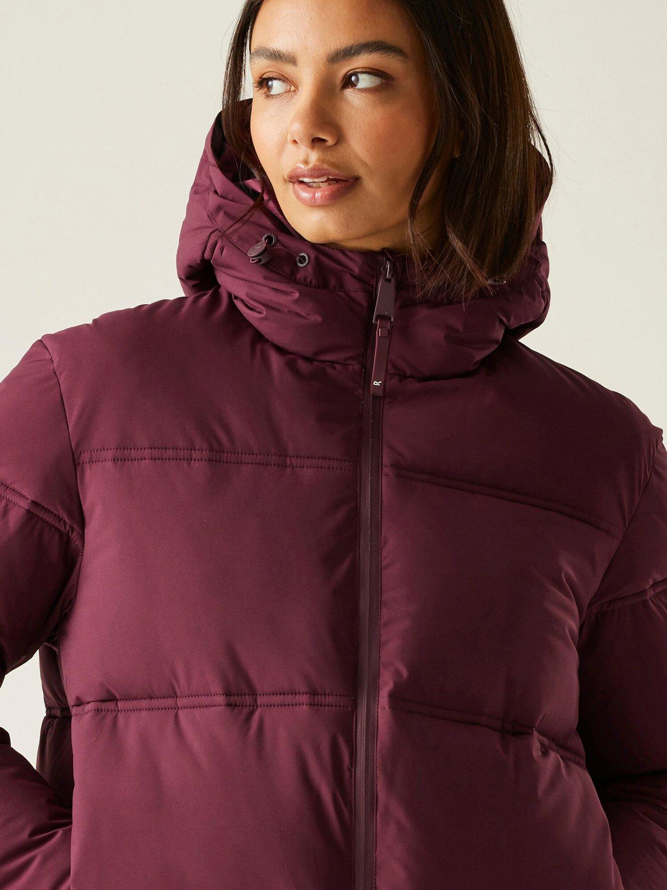Image 4 of 6 of Regatta Womens Roxienne Padded Jacket - Purple