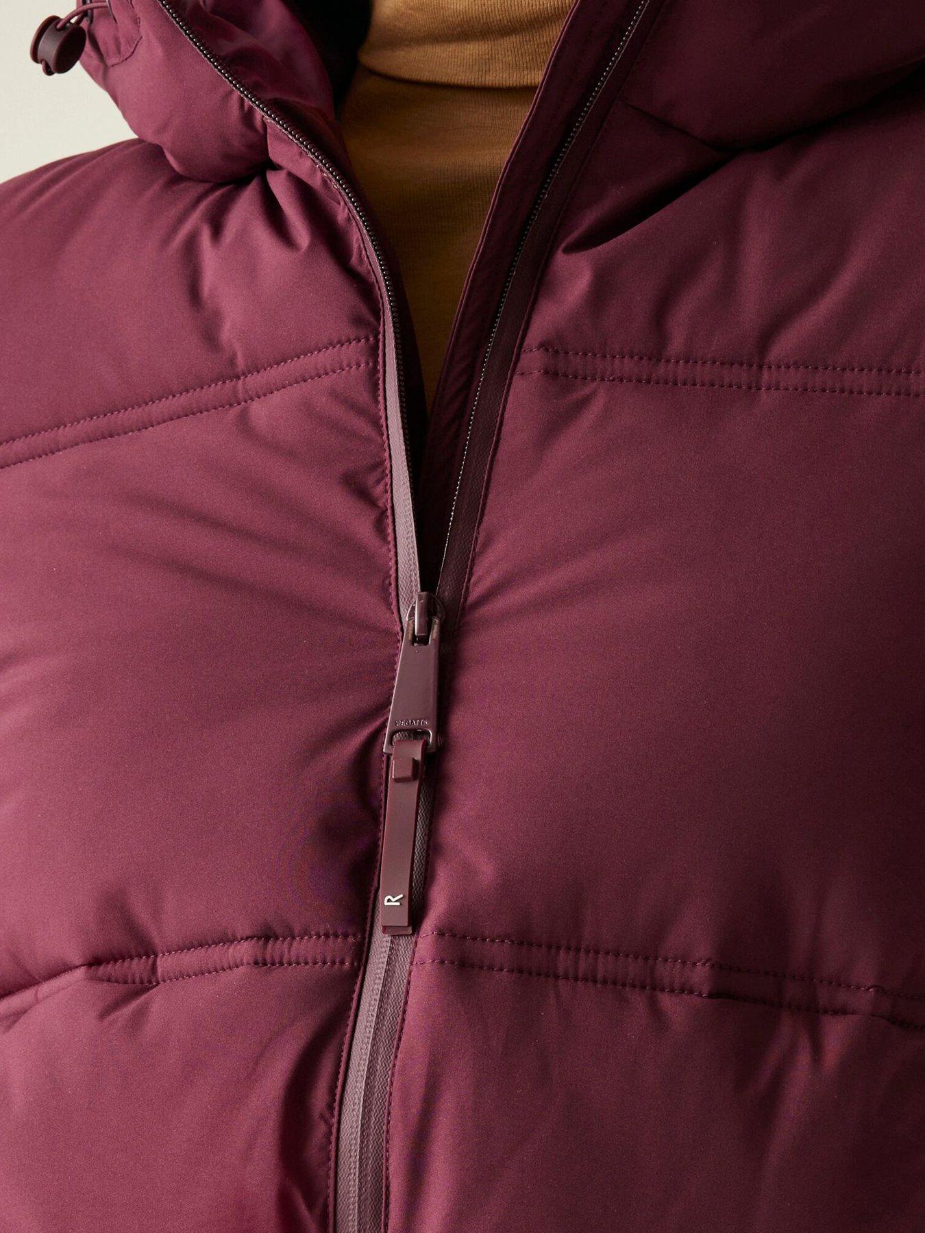 Image 6 of 6 of Regatta Womens Roxienne Padded Jacket - Purple