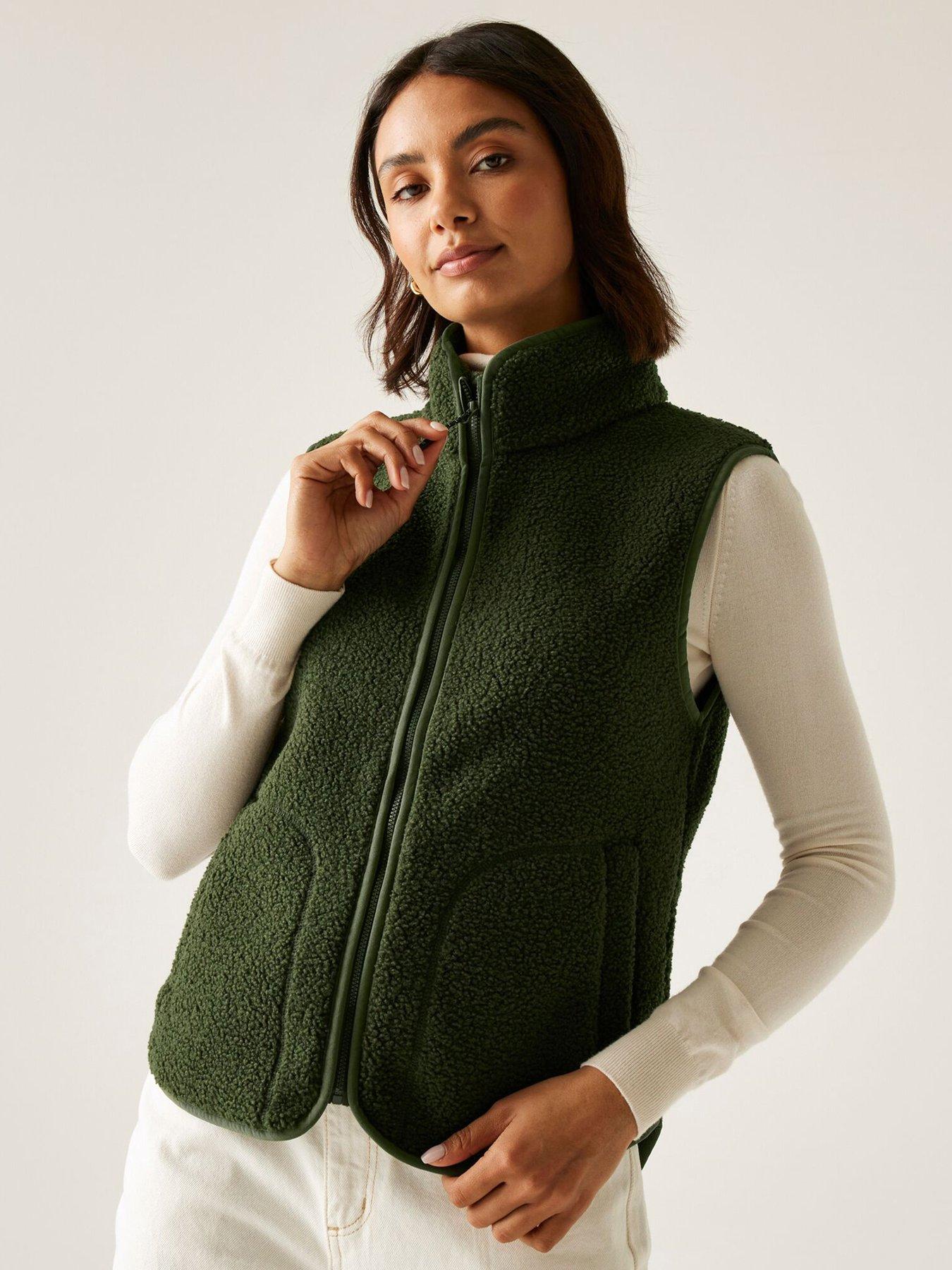 Regatta Womens Frankie Borg Gilet - Green