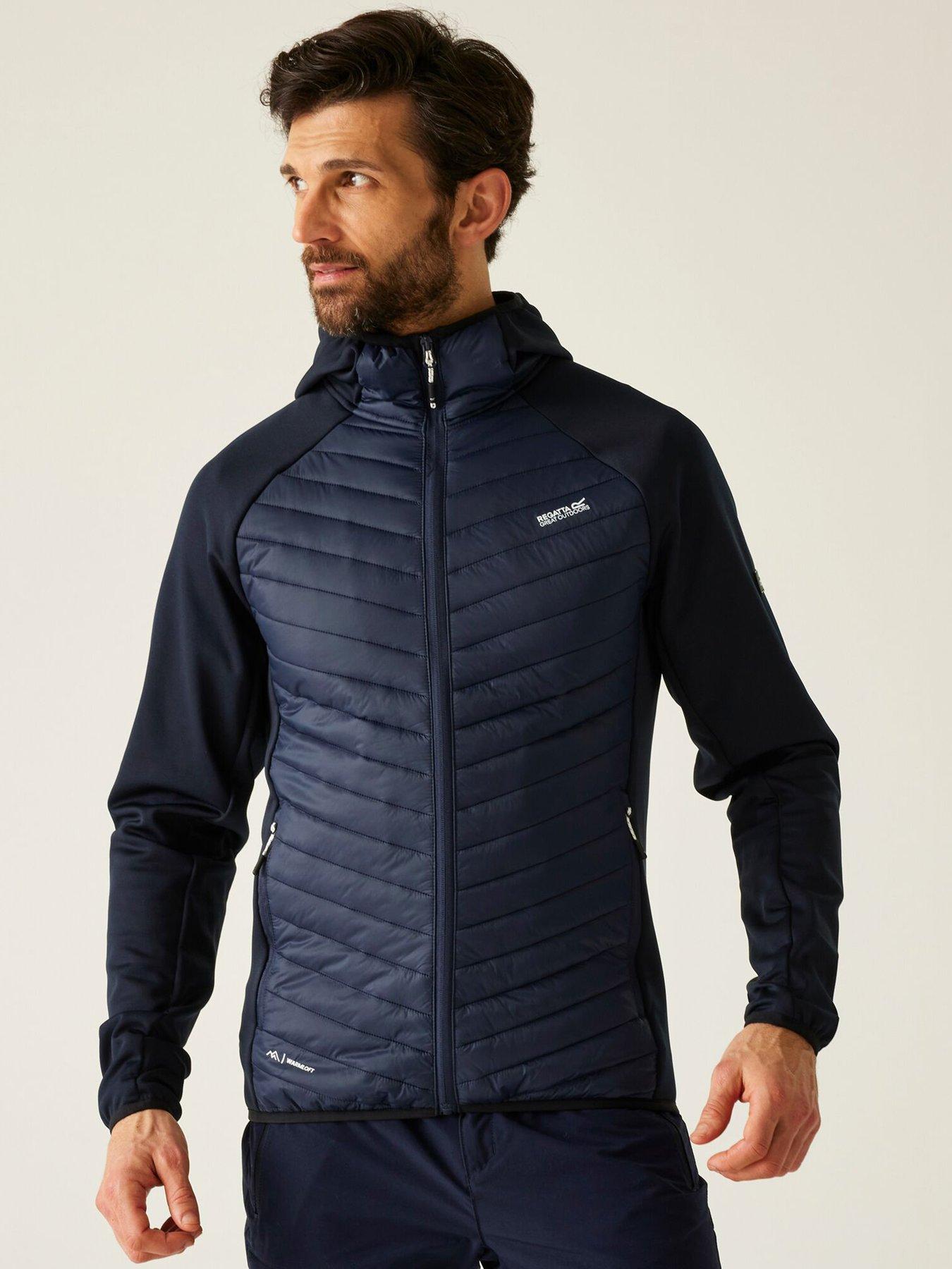 Regatta Mens Andreson Hybrid Padded Jacket - Navy