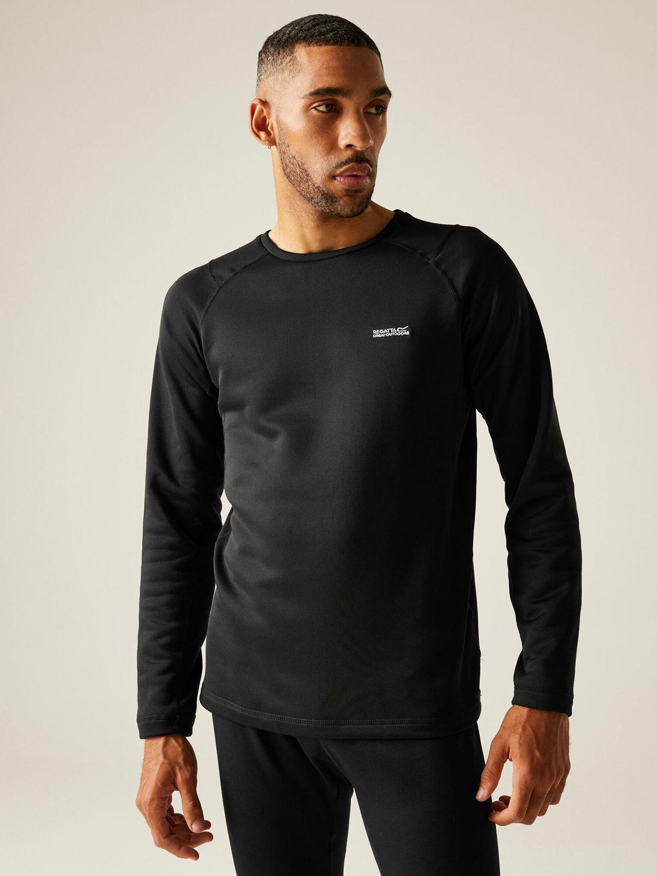 Image 1 of 6 of Regatta Mens Thermal Baselayer Set - Black