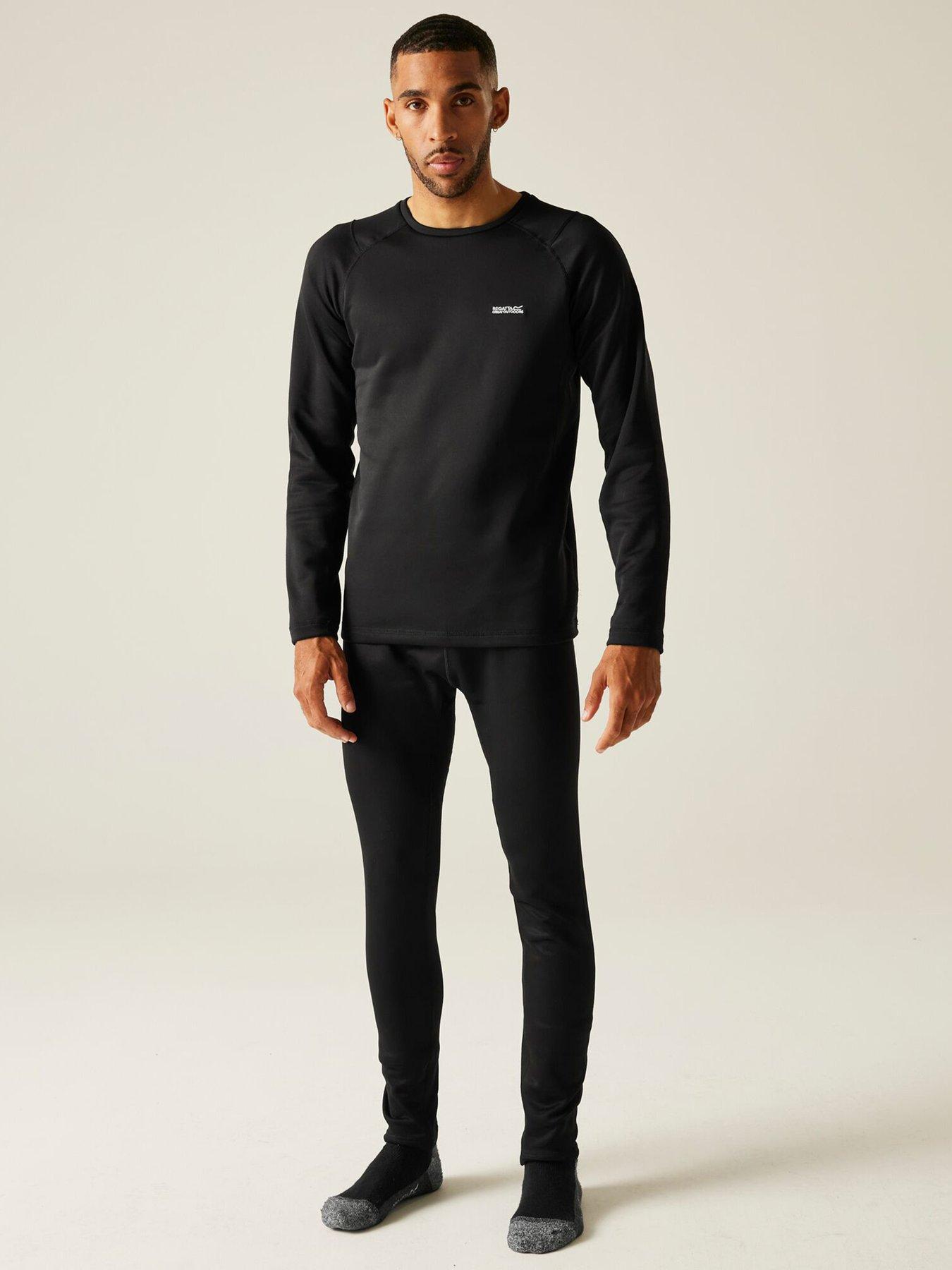 Image 3 of 6 of Regatta Mens Thermal Baselayer Set - Black