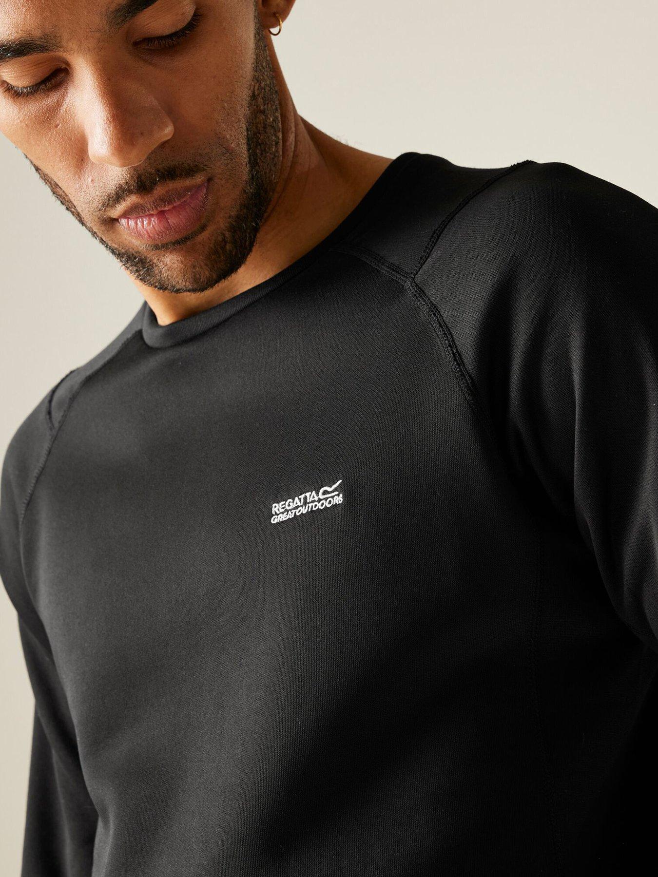 Image 4 of 6 of Regatta Mens Thermal Baselayer Set - Black