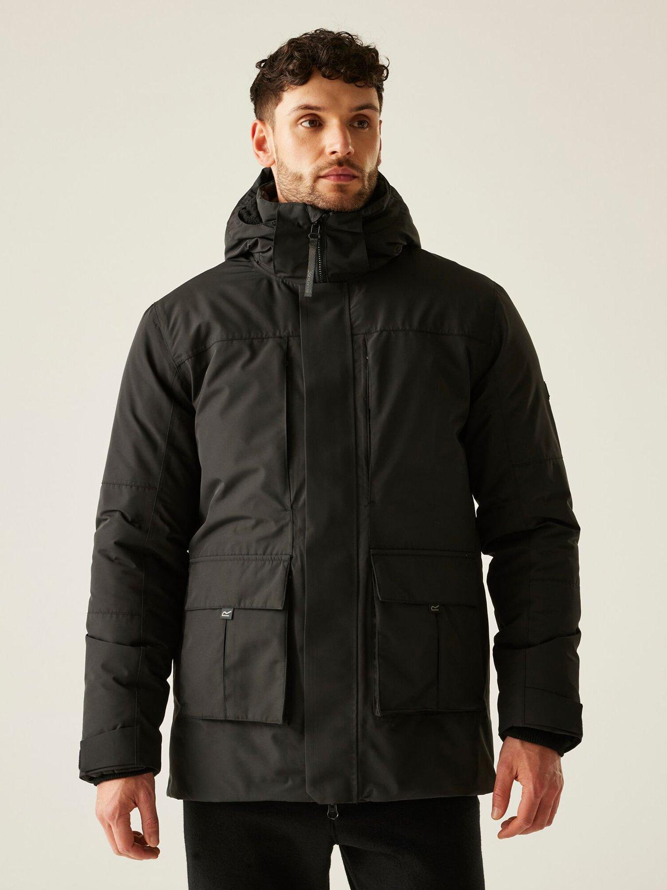 Regatta Mens Marron Waterproof Insulated Jacket - Black