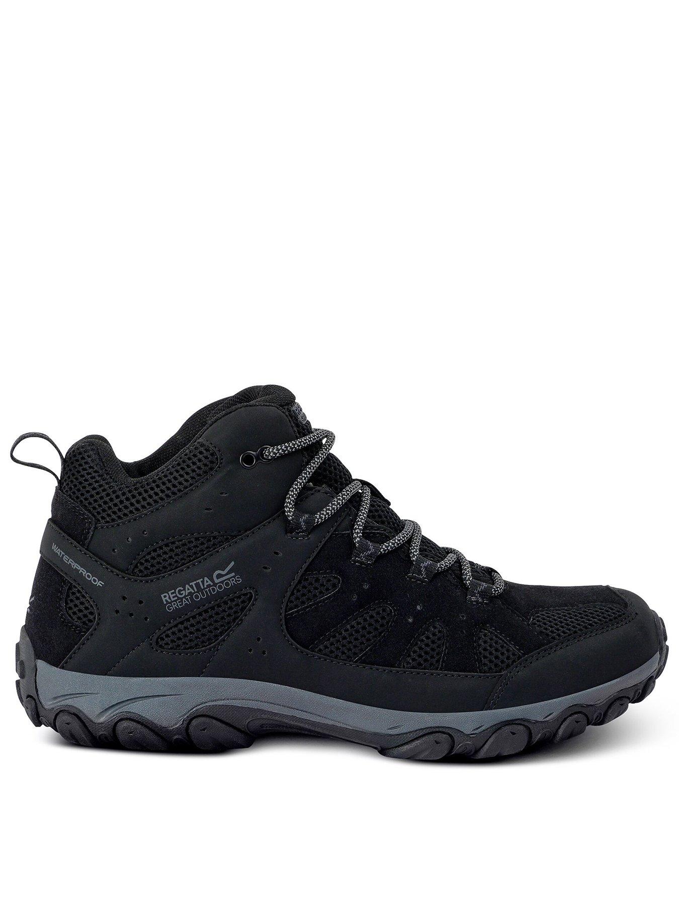 Regatta Mens Edgepoint Iv Mid Walking Boots - Black