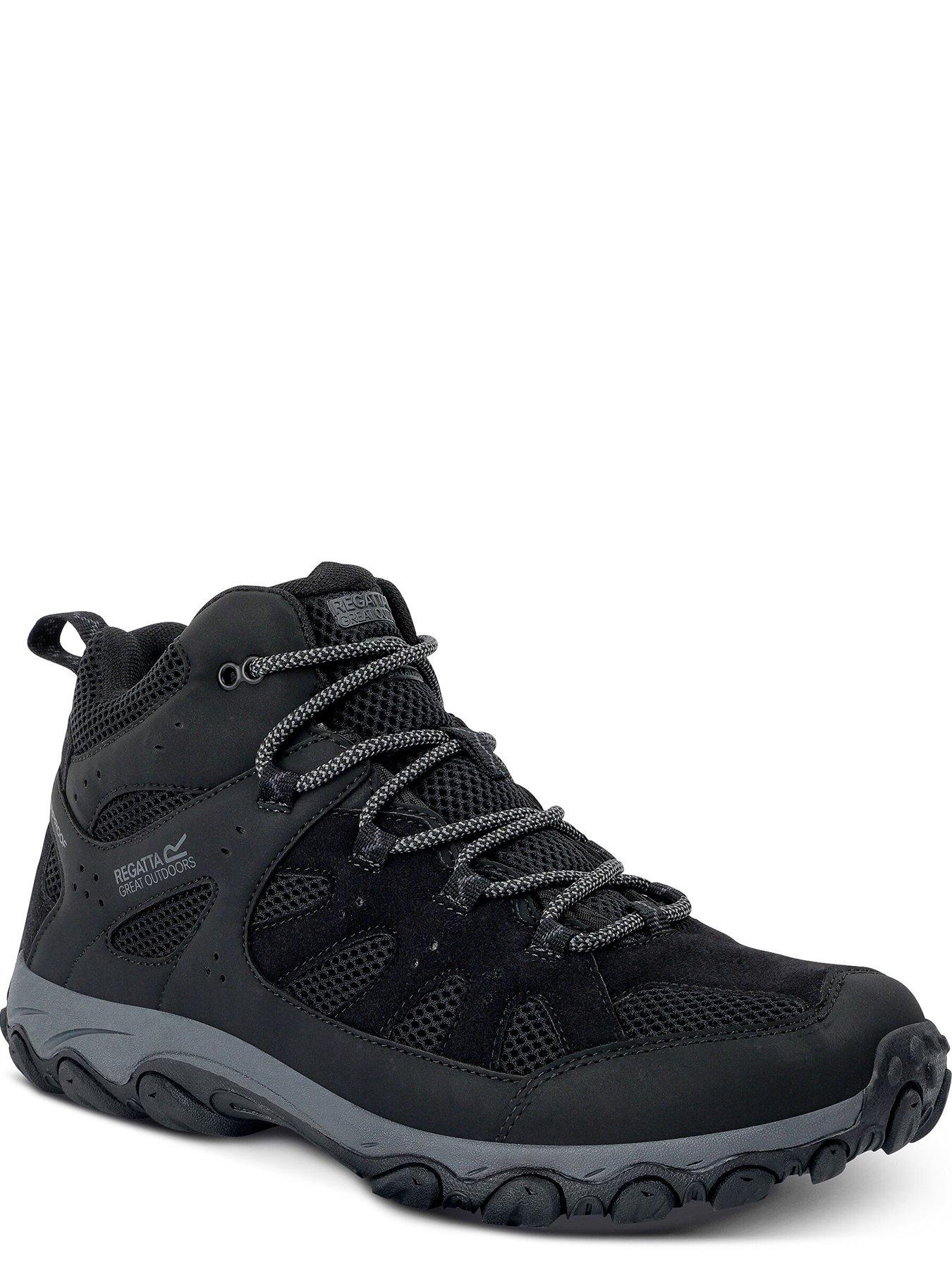 Image 4 of 7 of Regatta Mens Edgepoint Iv Mid Walking Boots - Black