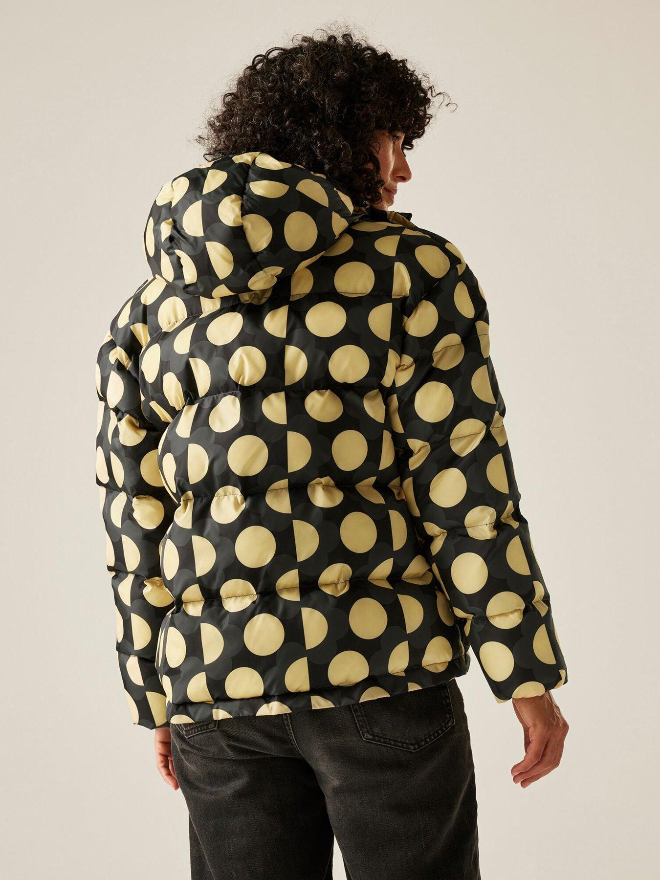 Image 2 of 6 of Regatta Womens Orla Kiely Padded Jacket - Black /Yellow
