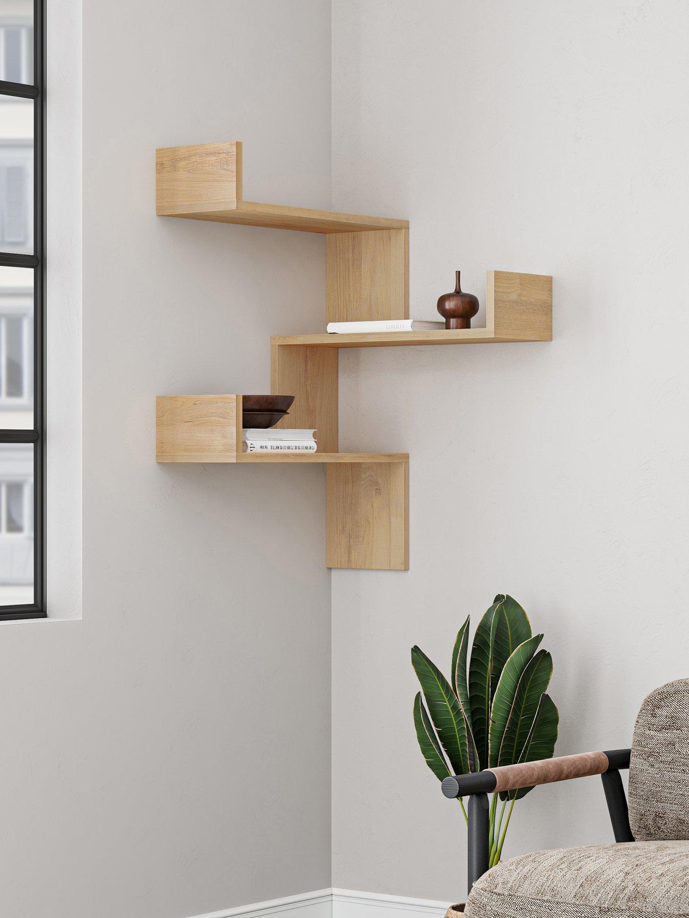 Decortie Luksa Corner Wall Shelf