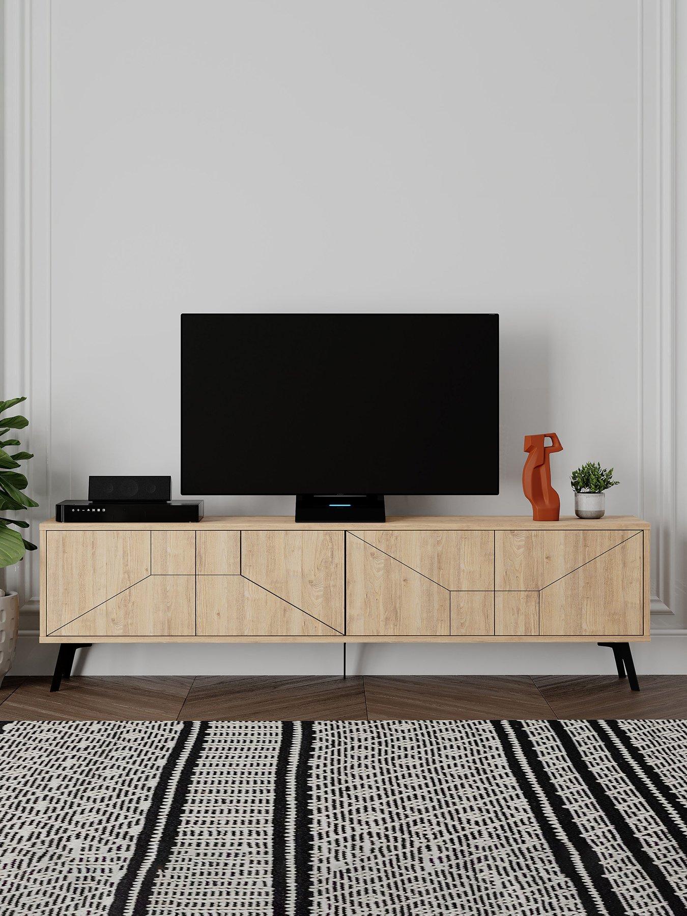 Decortie Dune Tv Stand - Mocha