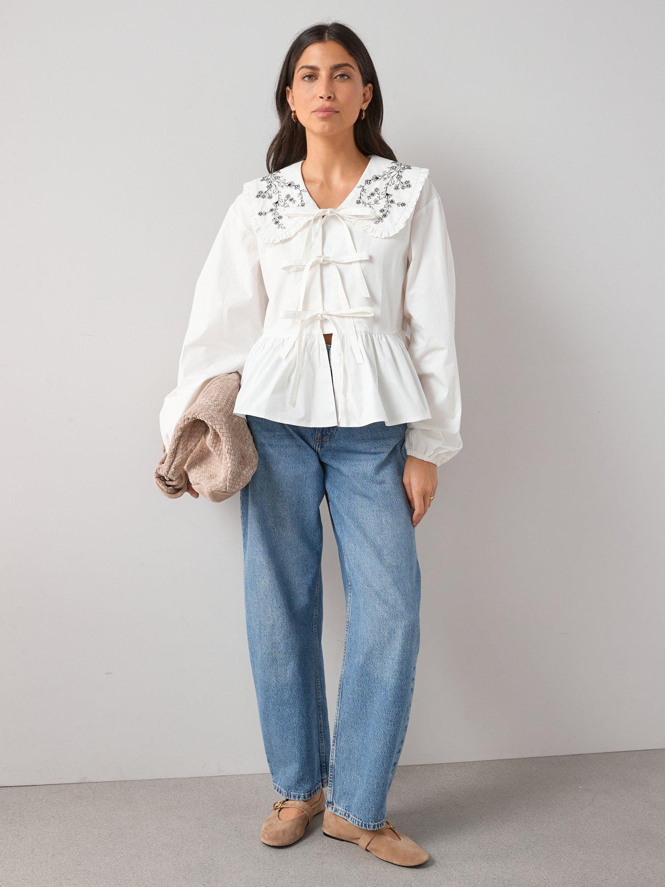 the-very-collection-embroidered-collar-blouse-whiteback