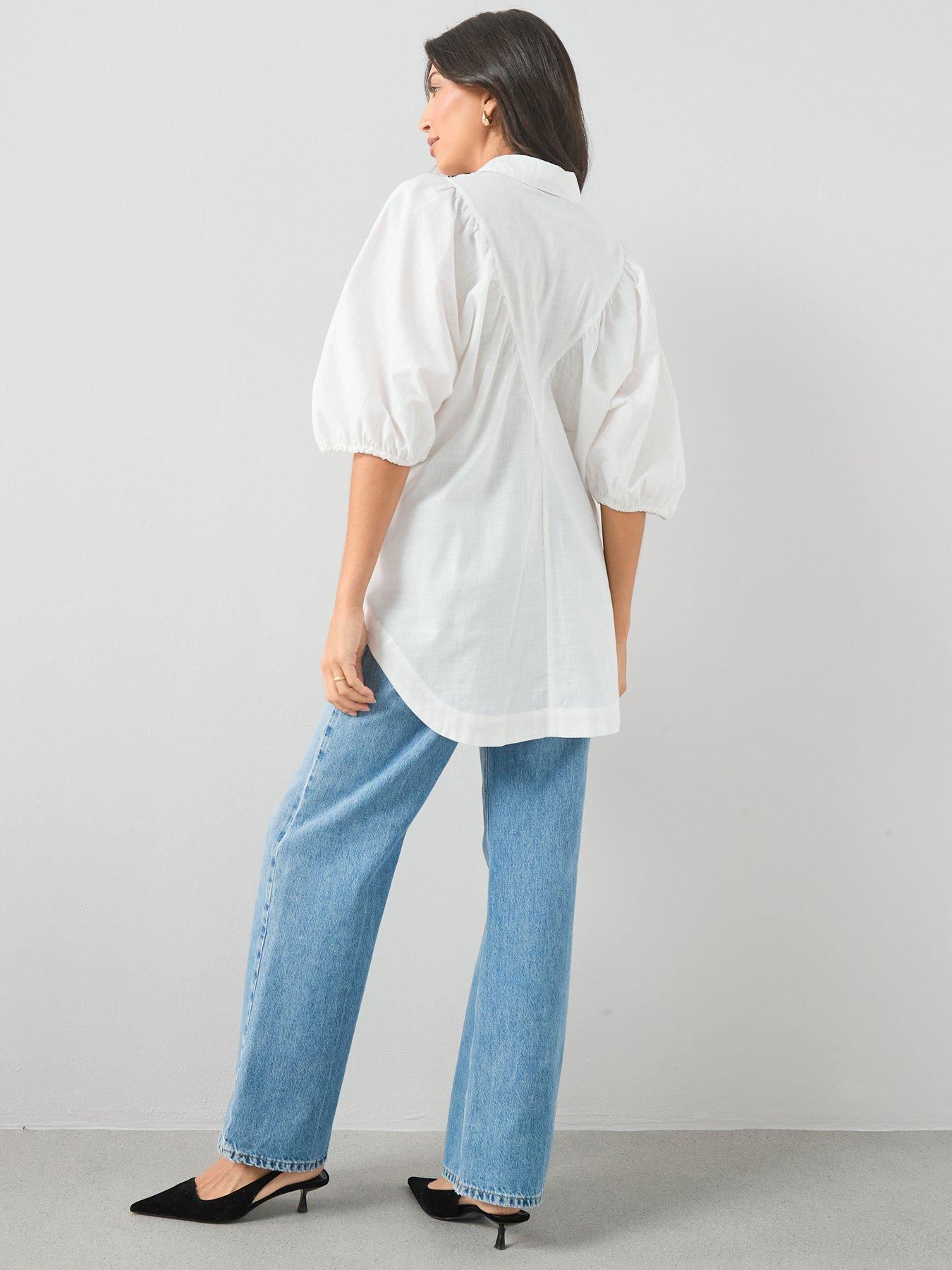 the-very-collection-ballooon-sleeve-shirtstillFront