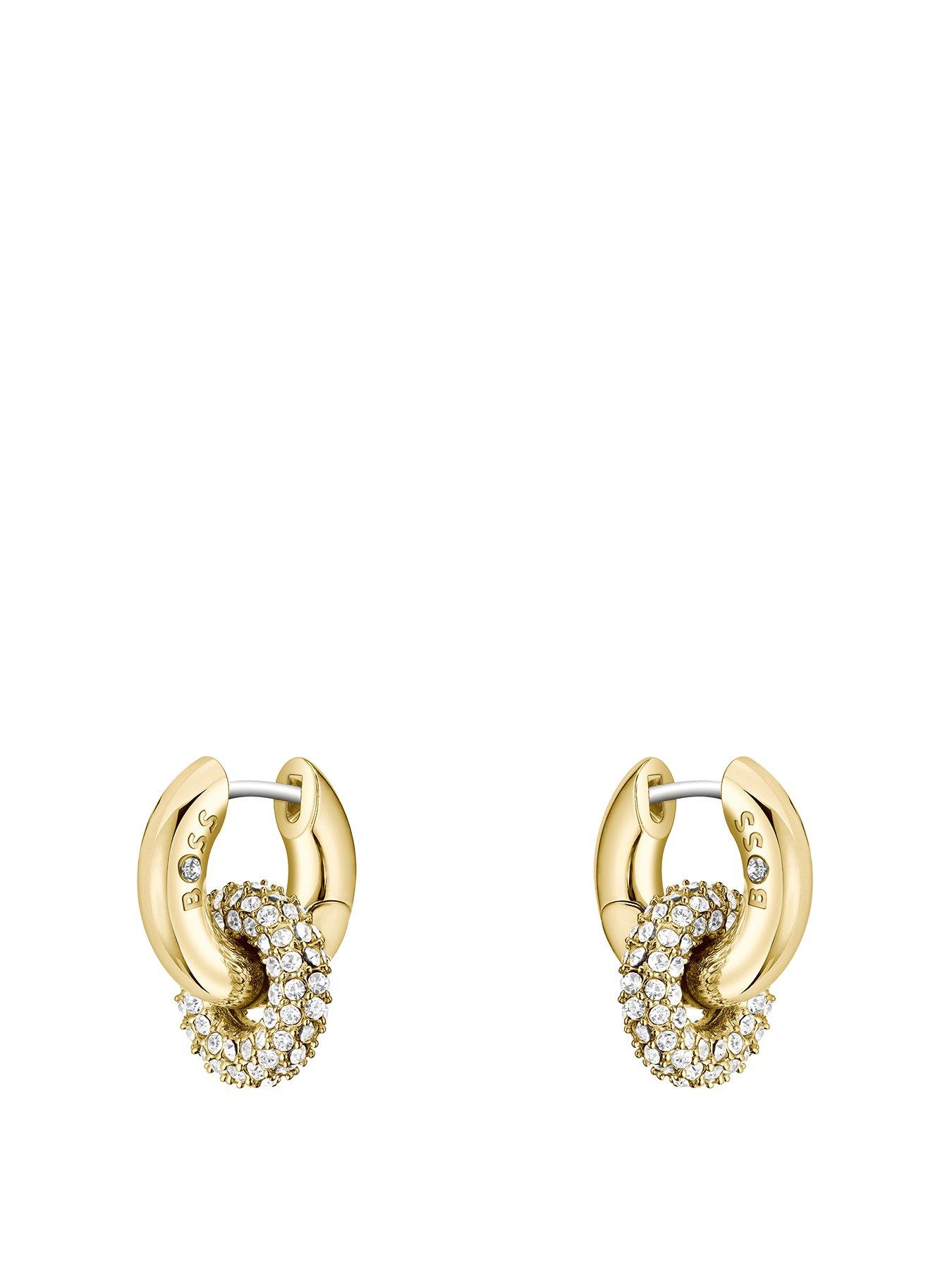 boss-ladies-live-precious-ip-earrings-gold