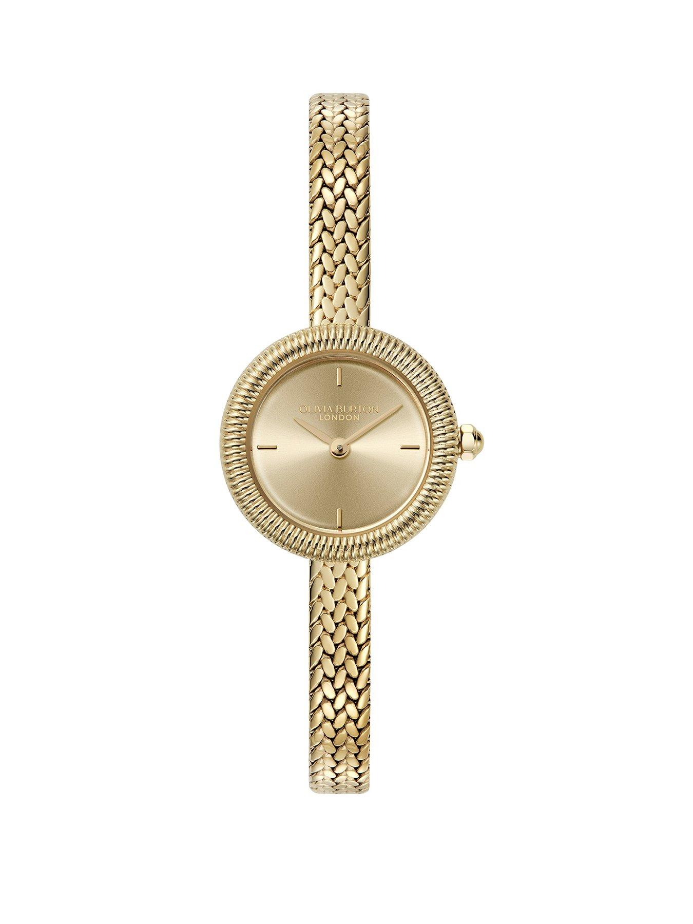 Olivia Burton Olivia Burton 20Mm Finery Light Gold Ip Watch