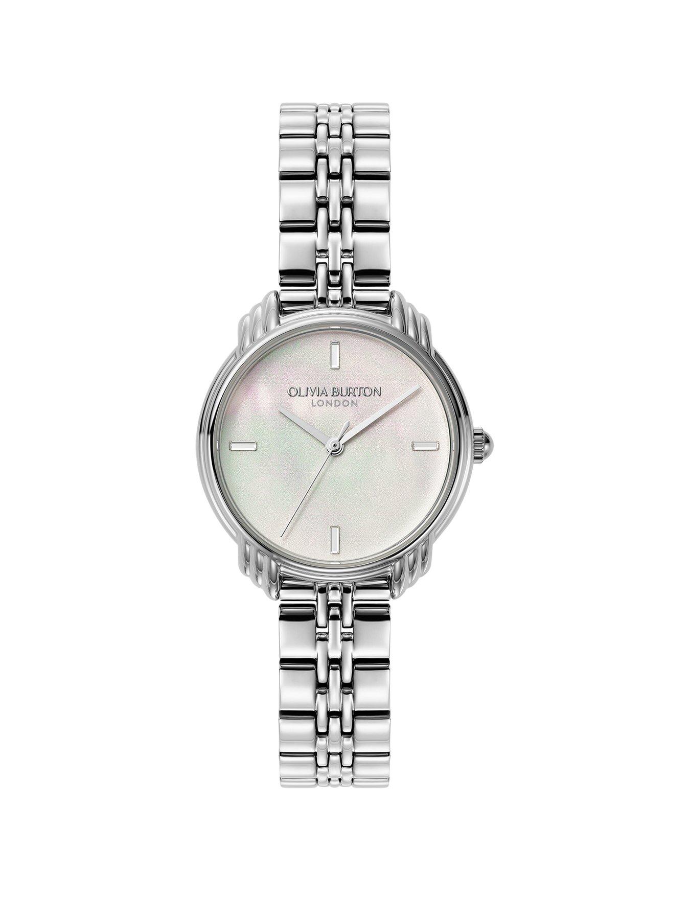 Olivia Burton 30mm Art Deco 2.0 Stainless Steel Bracelet Watch