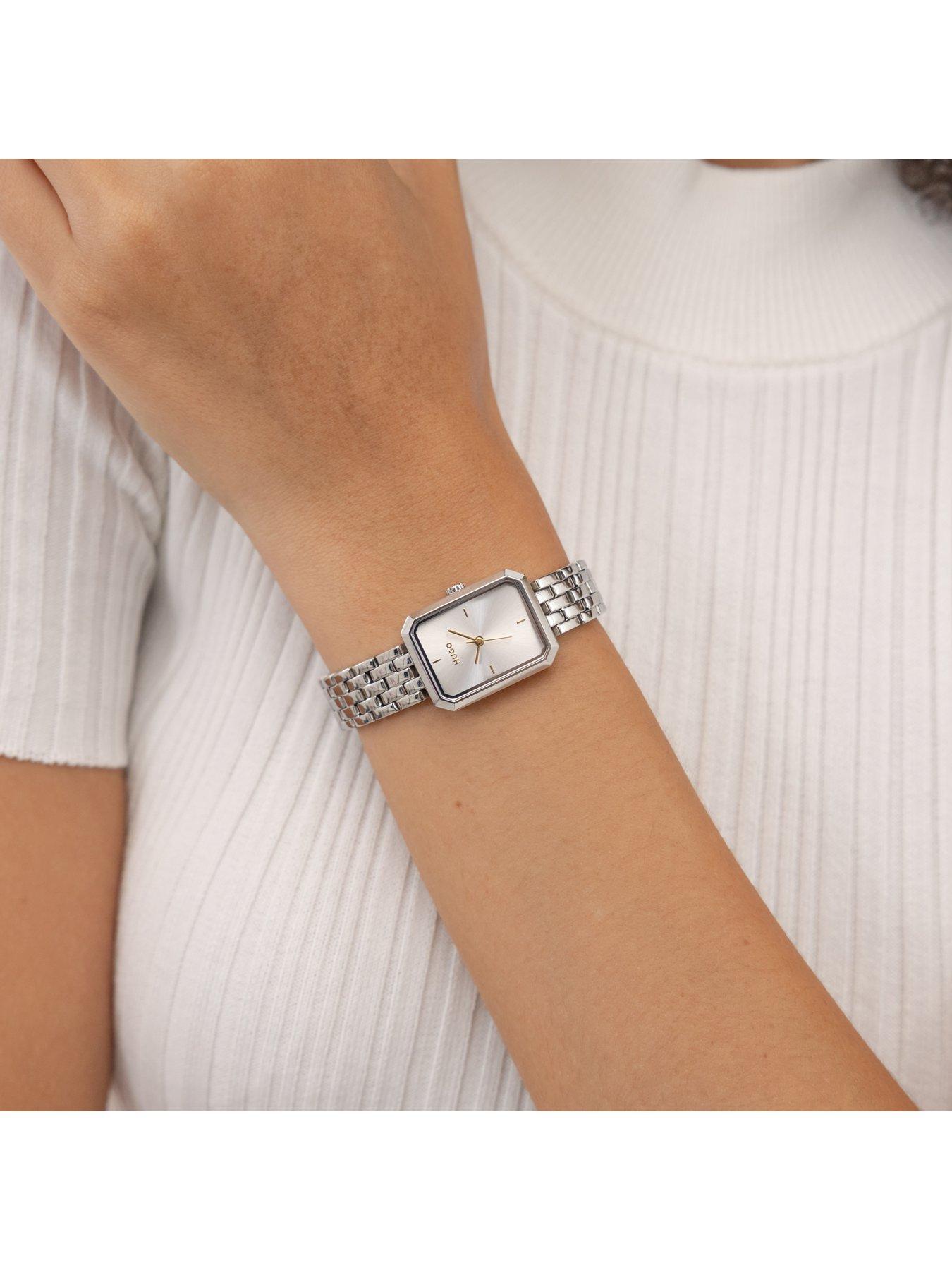Image 5 of 6 of HUGO Silver Stainless Steel Cosy Bracelet Watch