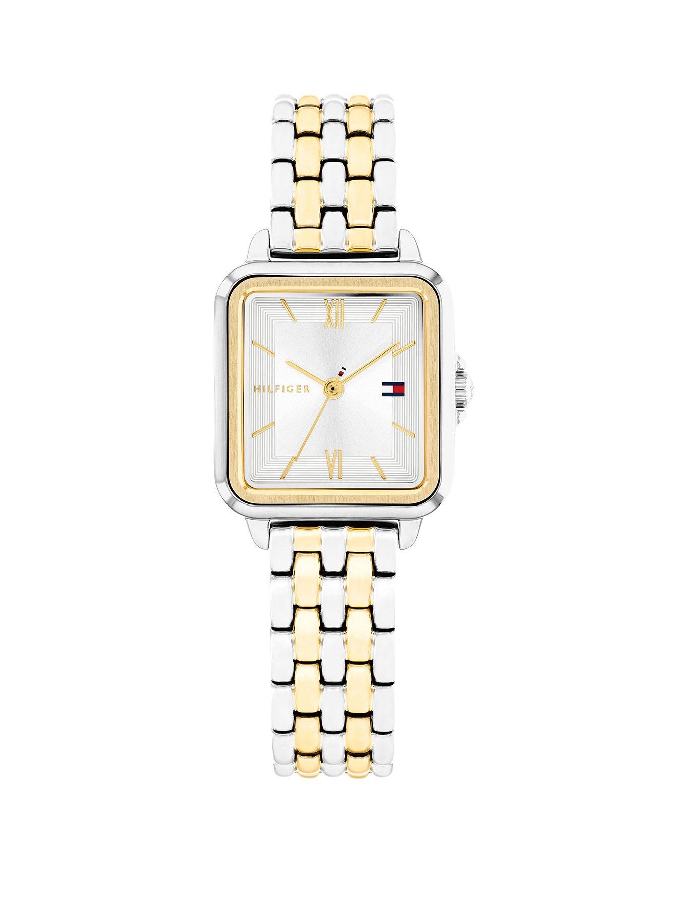 Tommy Hilfiger Tommy Hilfiger Women's Two- Toned Gold- Plated and Stainless Steel Bracelet Watch