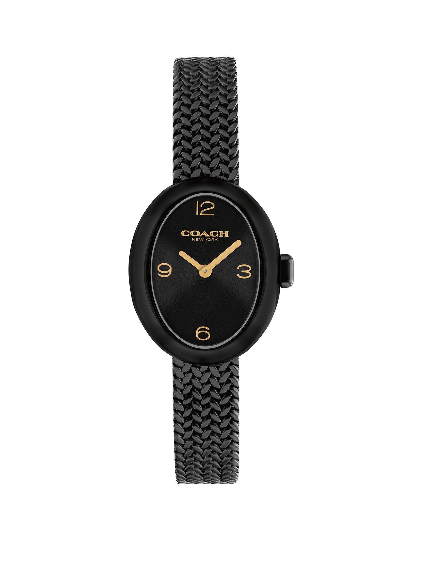 Image 1 of 5 of COACH Coach Ladies Sammy Black IP Bracelet Watch