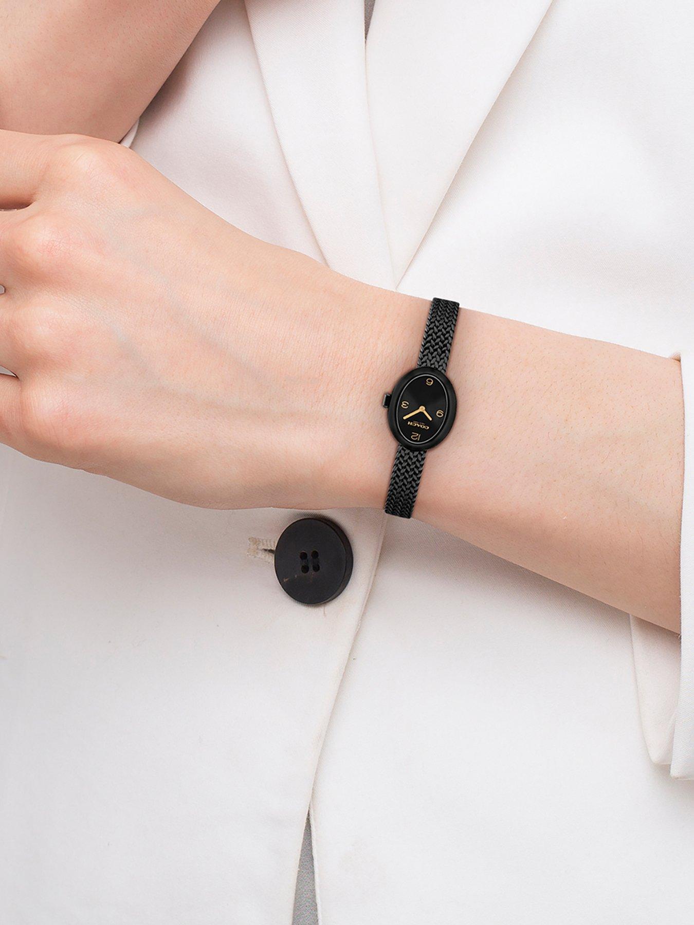 Image 2 of 5 of COACH Coach Ladies Sammy Black IP Bracelet Watch