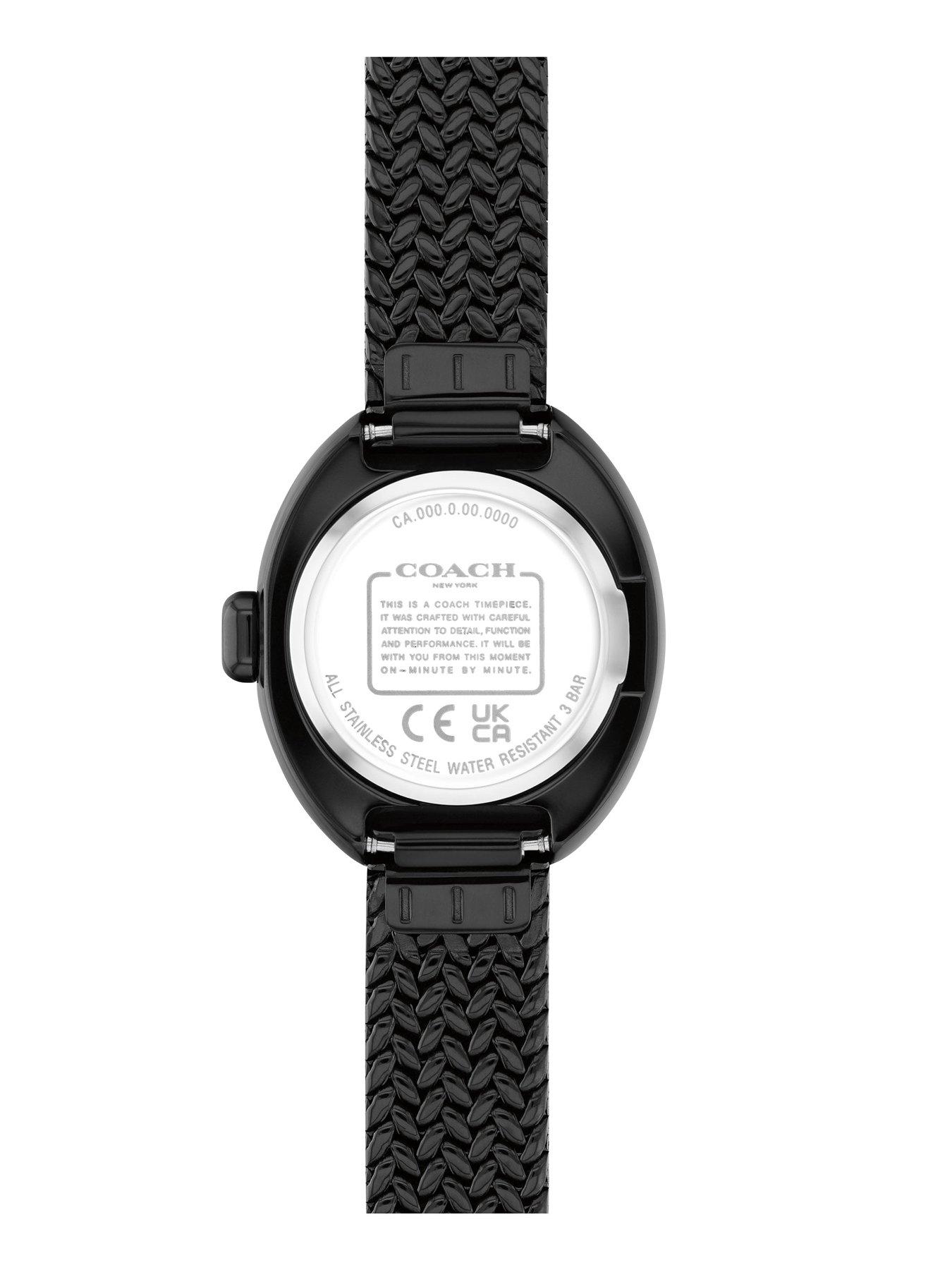 Image 3 of 5 of COACH Coach Ladies Sammy Black IP Bracelet Watch