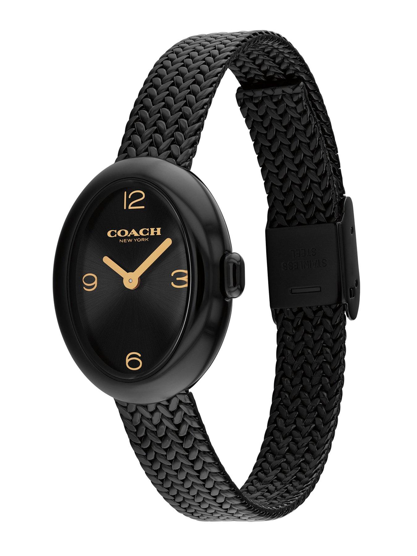 Image 4 of 5 of COACH Coach Ladies Sammy Black IP Bracelet Watch