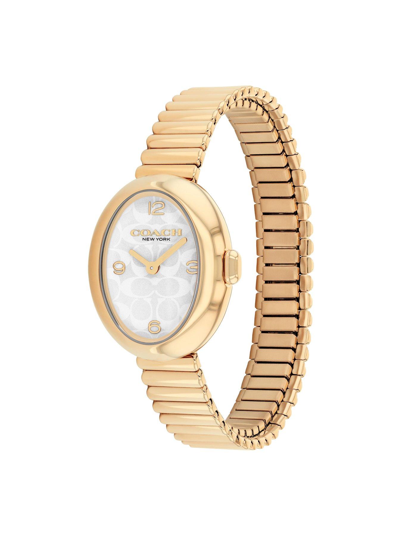 Image 2 of 5 of COACH Coach Ladies Sammy Gold IP Stretch Bracelet Watch